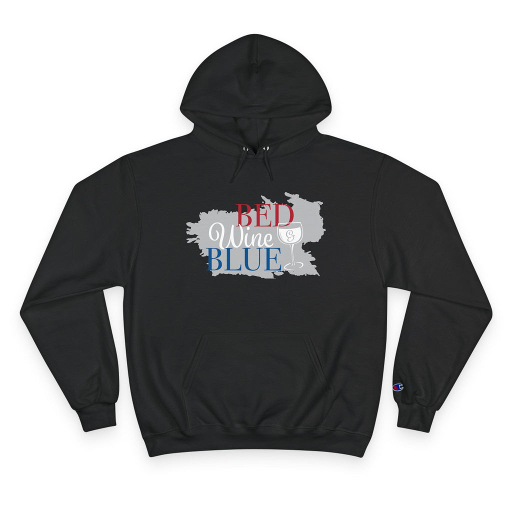 Wine Lover's Champion Hoodie, Cozy Sweatshirt, Gift for Wine Enthusiasts, Casual Outfit, Perfect for Relaxing Nights