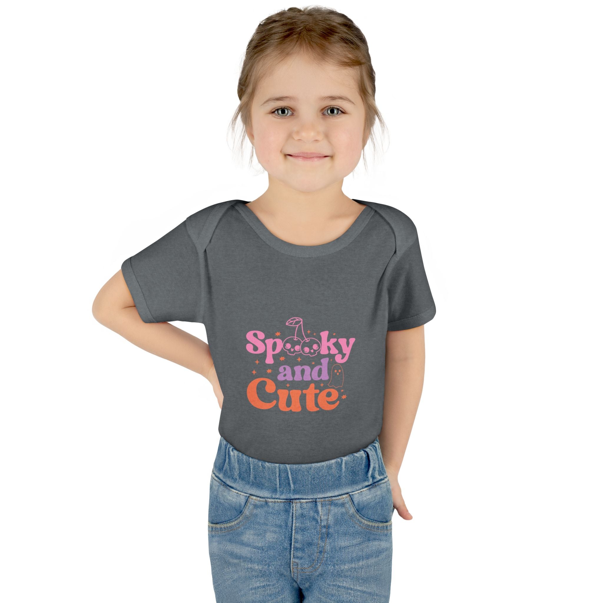 Spooky and Cute Infant Bodysuit, Baby Halloween Outfit, Cute Baby Gift, Toddler Costume, Funny Baby Apparel