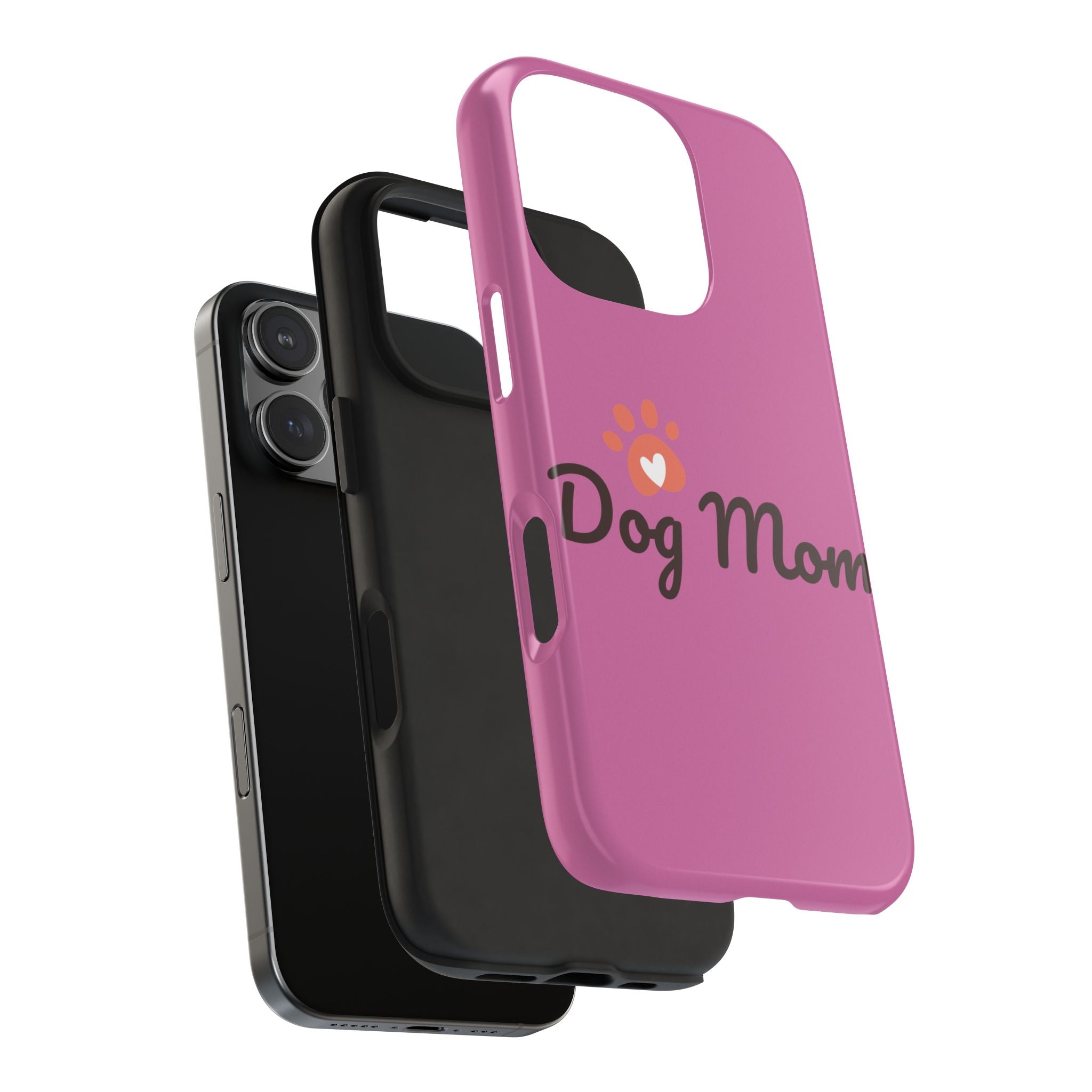 Dog Mom Phone Cases, Protective Cases for Pet Lovers, Gifts for Dog Owners, Cute Pink Cases, Dog Lover Accessories