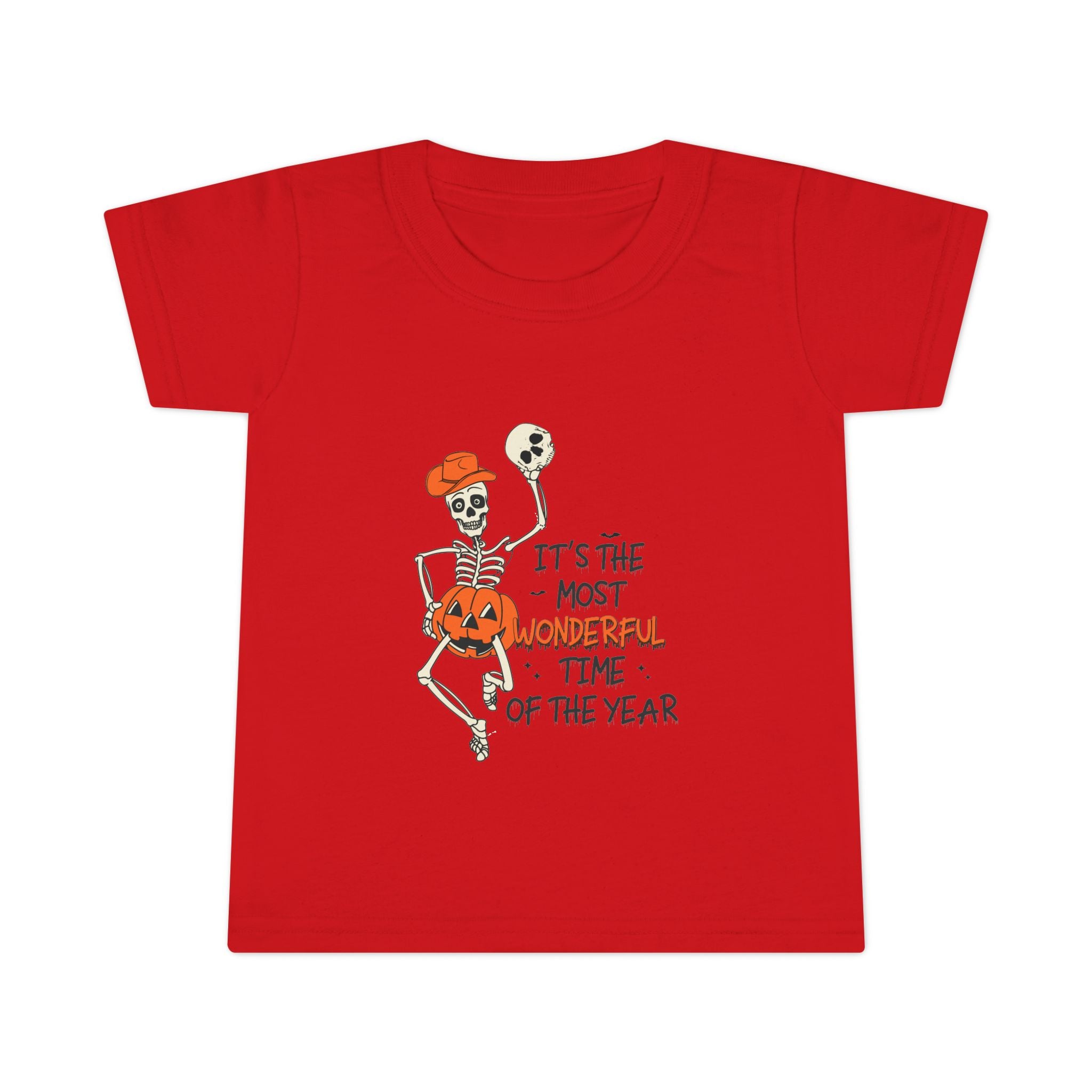 Halloween Skeleton Toddler T-Shirt, Cute Kids Costume Tee, Halloween Party Outfit, Spooky Season Apparel, Trick or Treat Shirt