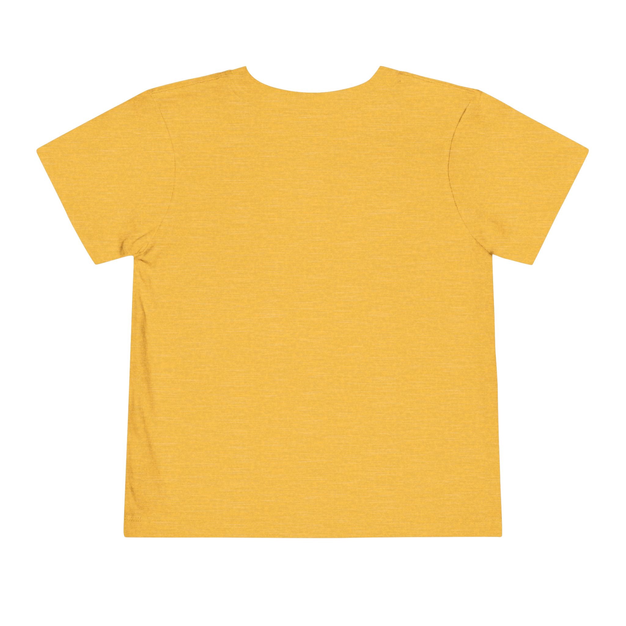 Toddler Short Sleeve Tee with Yellow Lines, Kids Fashion, Summer Playwear, Birthday Gift, Everyday Comfort, Fun Casual Wear