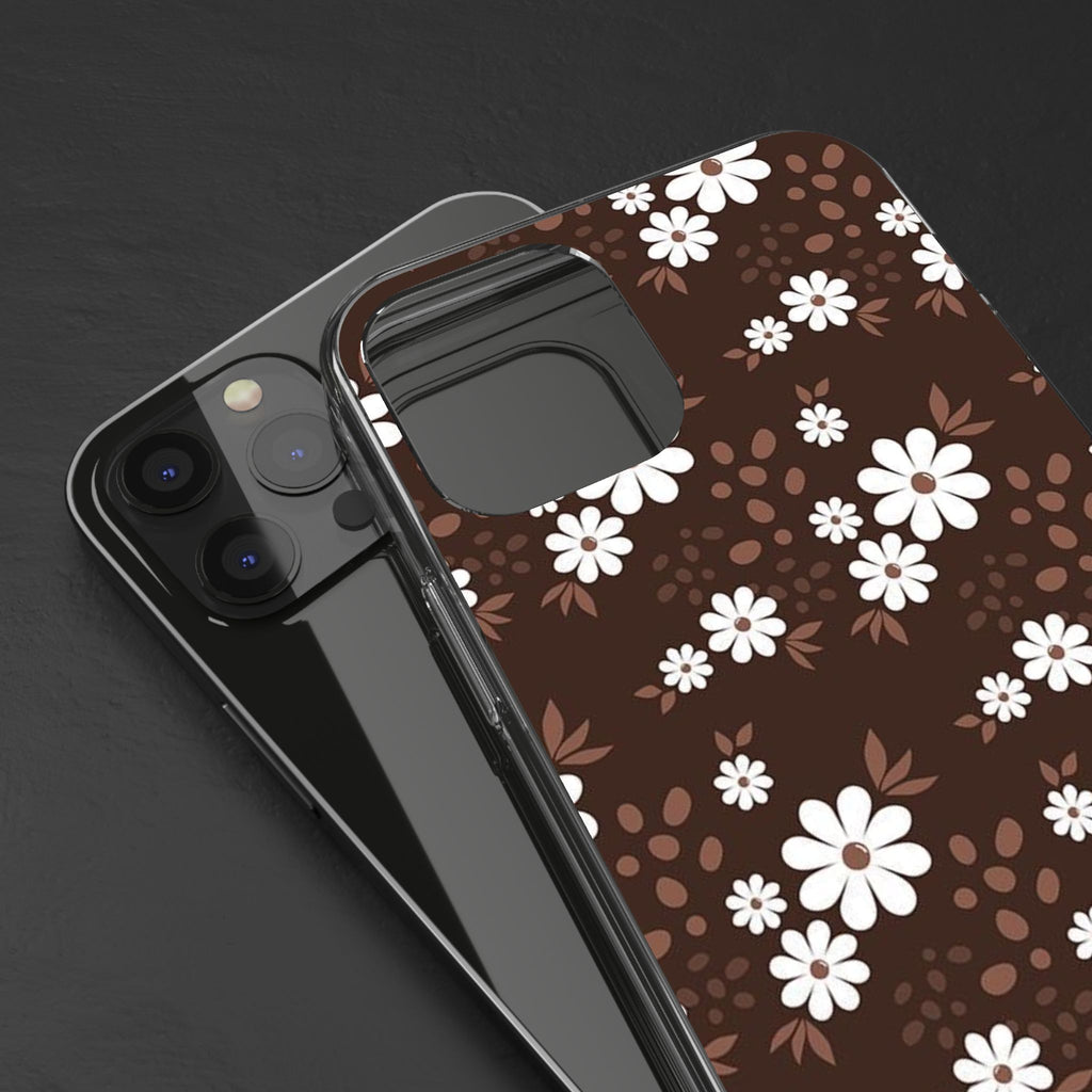 Floral Clear Phone Case, Durable Phone Cover, Transparent Phone Protection, Gift for Her, Spring Phone Accessory