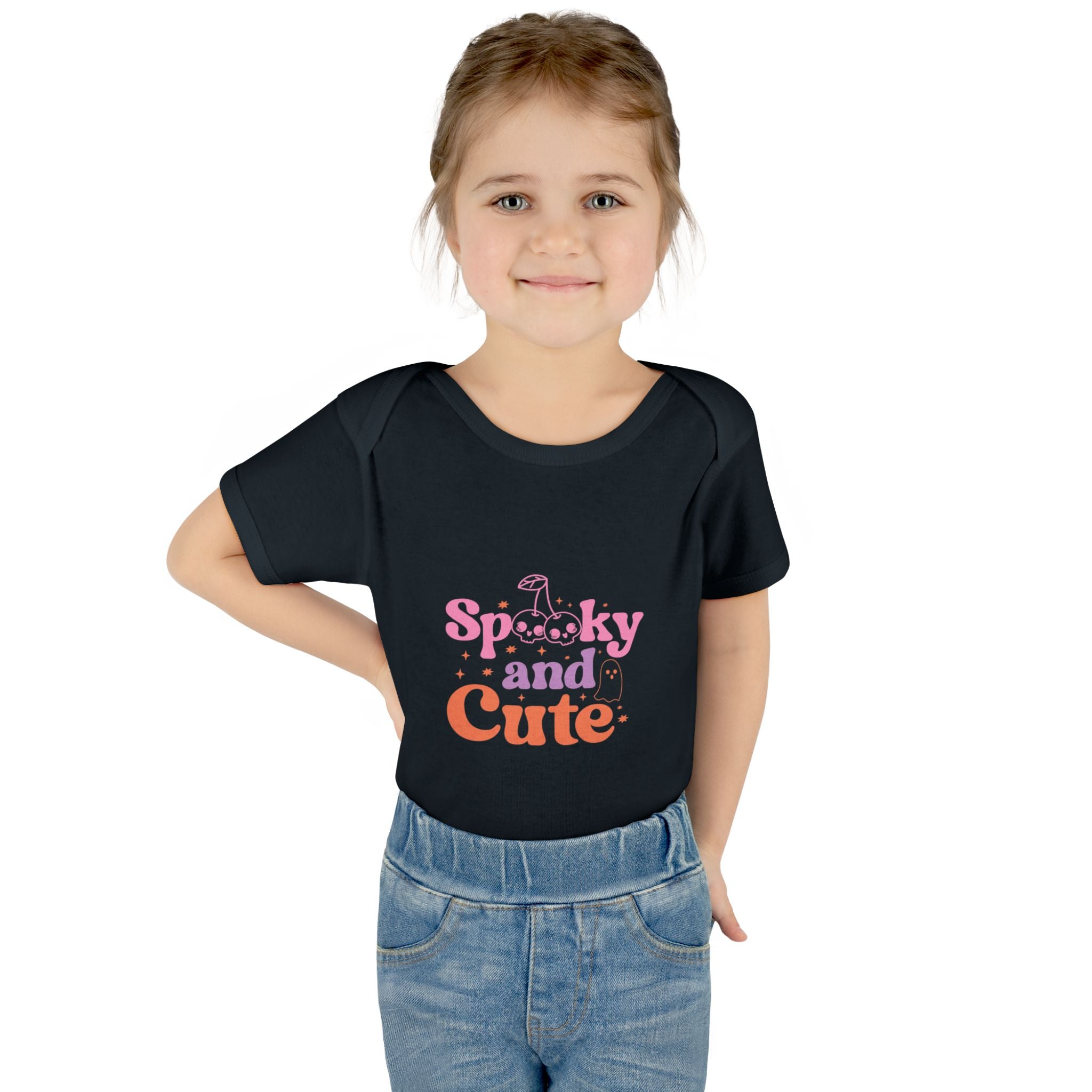 Spooky and Cute Infant Bodysuit, Baby Halloween Outfit, Cute Baby Gift, Toddler Costume, Funny Baby Apparel