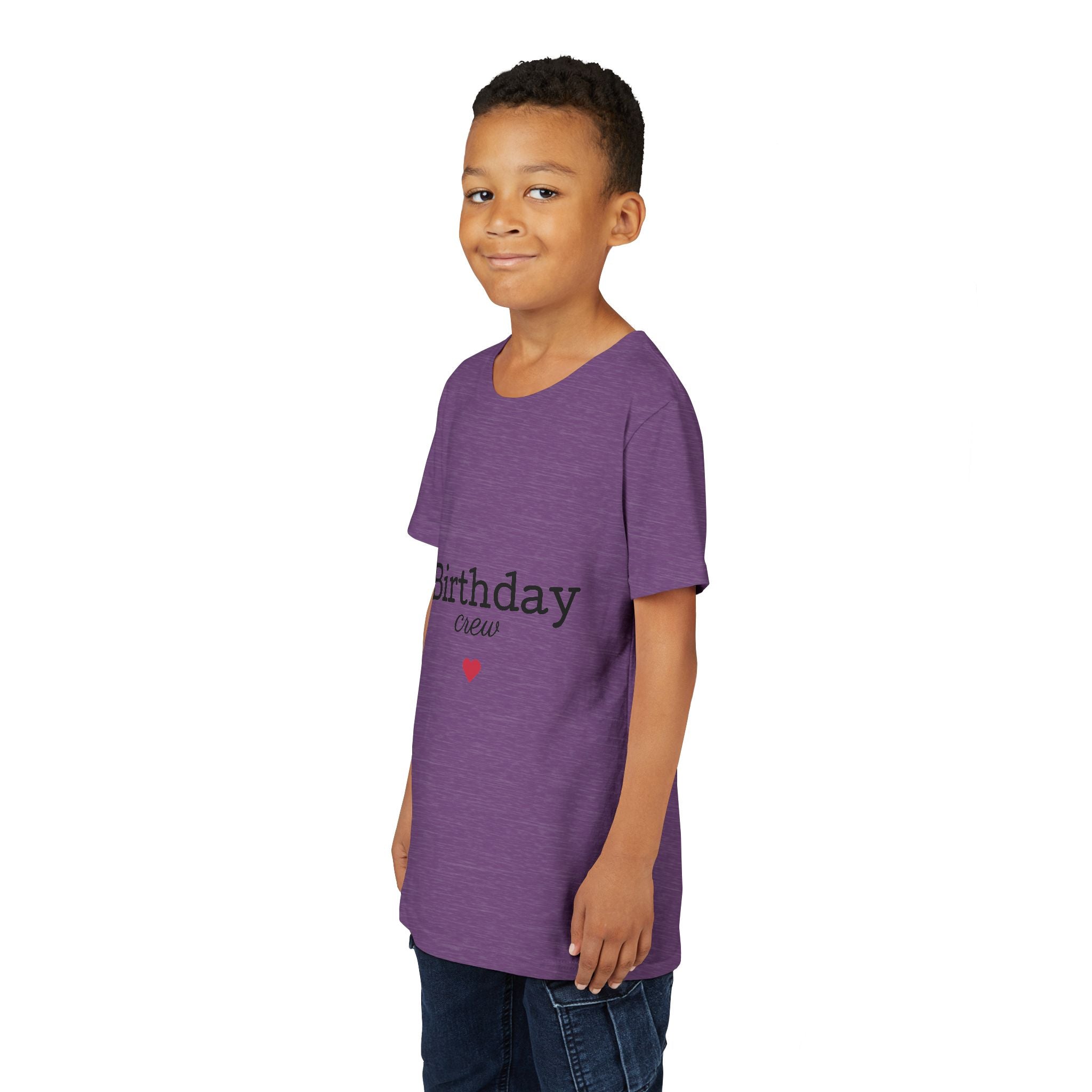 Birthday Crew Youth Tee, Fun Birthday Gift, Kids Party Shirt, Celebration Apparel, Birthday Celebration Clothing