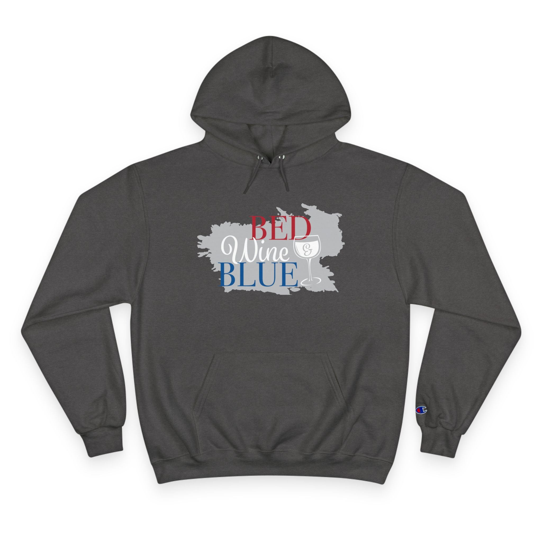 Wine Lover's Champion Hoodie, Cozy Sweatshirt, Gift for Wine Enthusiasts, Casual Outfit, Perfect for Relaxing Nights