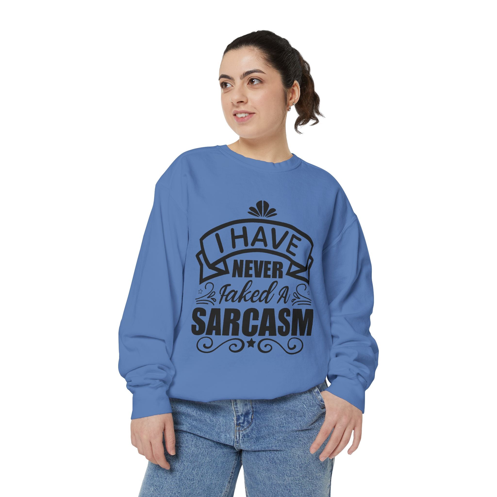 Sarcasm Sweatshirt - Funny Gift for Friends, Unisex Crewneck, Casual Wear, Cozy Style, Humor Apparel