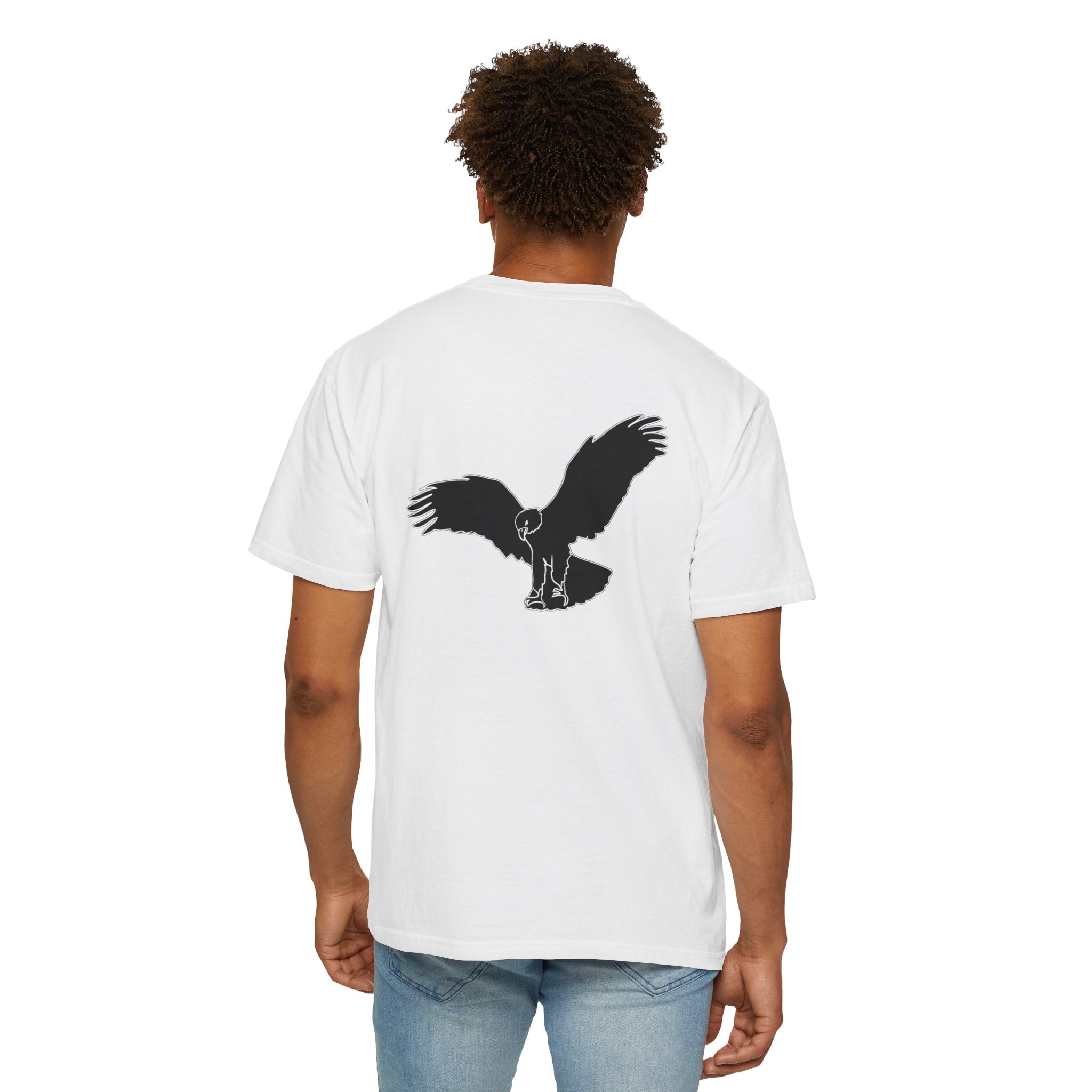 Flying Hawk Graphic Tee - Perfect for Nature Lovers, Outdoor Adventures, Casual Wear, Gift for Bird Enthusiasts, Eco-Friendly Fashion