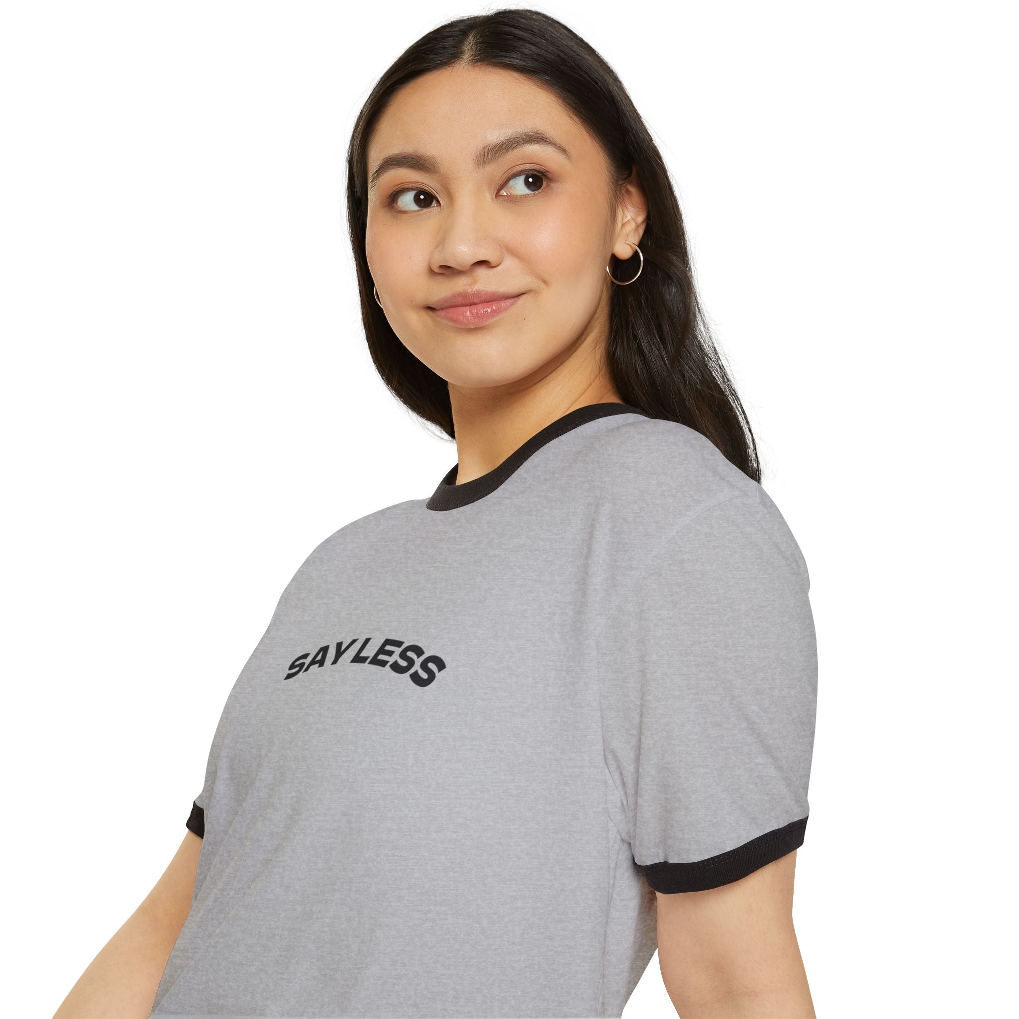 Chic Say Less Unisex Cotton Ringer T-Shirt - Casual Tee, Trendy Apparel, Gift for Friends, Everyday Wear, Fashion Statement