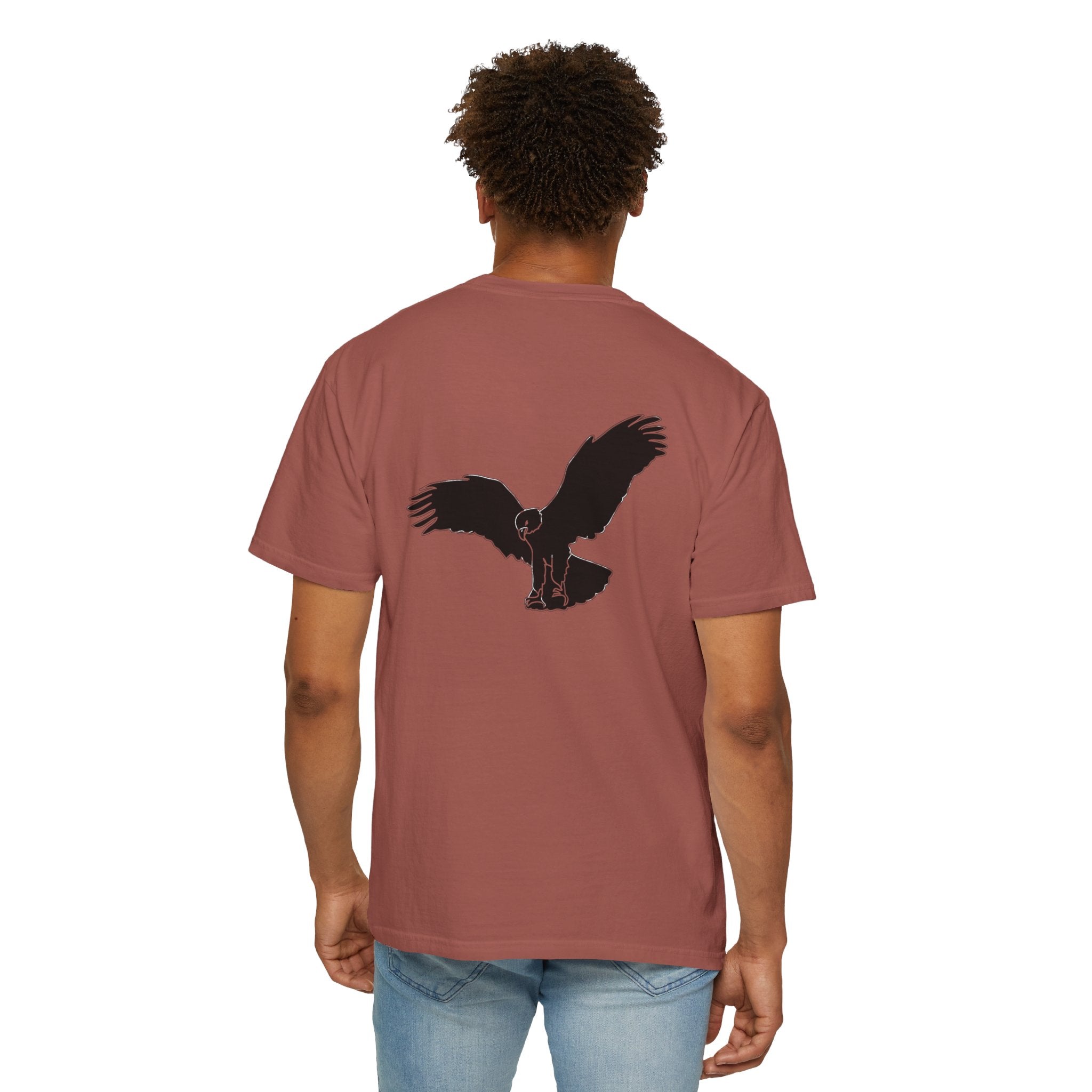 Flying Hawk Graphic Tee - Perfect for Nature Lovers, Outdoor Adventures, Casual Wear, Gift for Bird Enthusiasts, Eco-Friendly Fashion