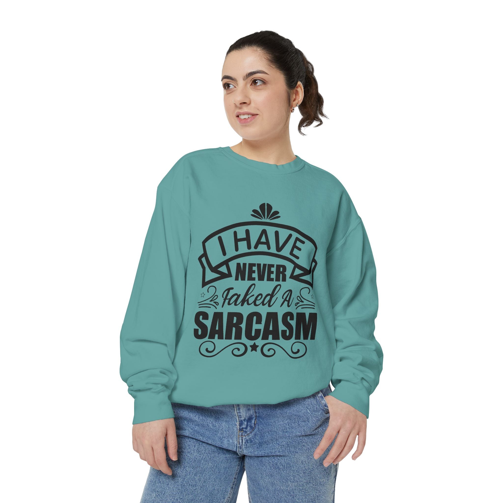 Sarcasm Sweatshirt - Funny Gift for Friends, Unisex Crewneck, Casual Wear, Cozy Style, Humor Apparel