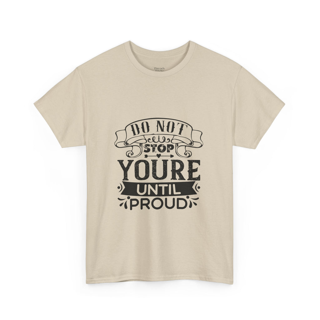 Inspirational Unisex Cotton Tee - Motivational Shirt, Gift for Graduates, Positive Quote Tee, Self-Improvement Apparel, Confidence Booster