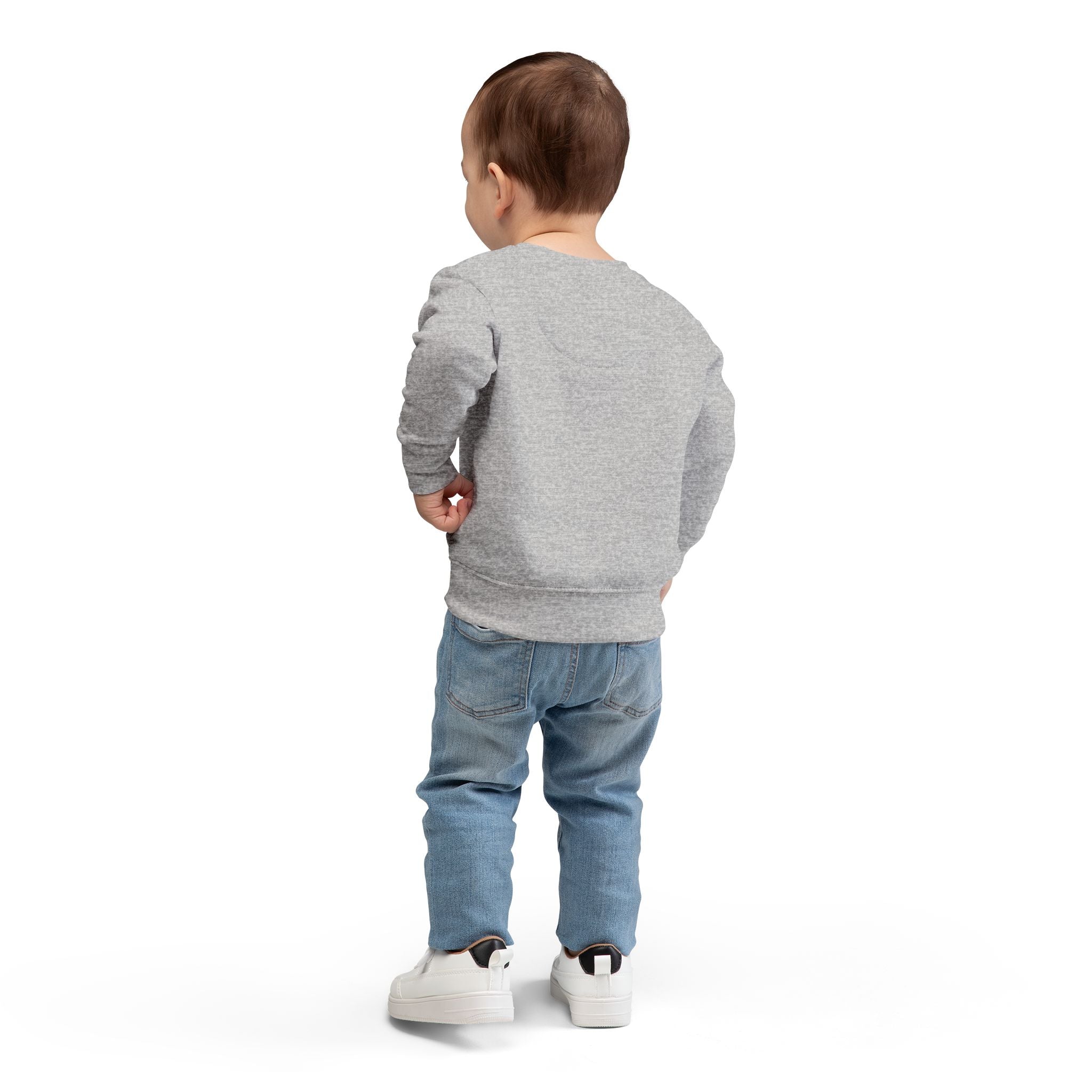 Toddler Sweatshirt Cozy and Durable 60/40 Cotton Polyester Fleece Blend