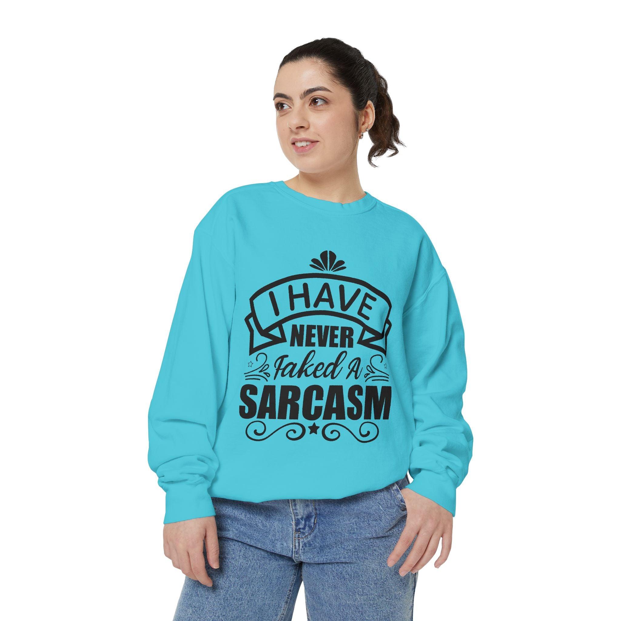 Sarcasm Sweatshirt - Funny Gift for Friends, Unisex Crewneck, Casual Wear, Cozy Style, Humor Apparel
