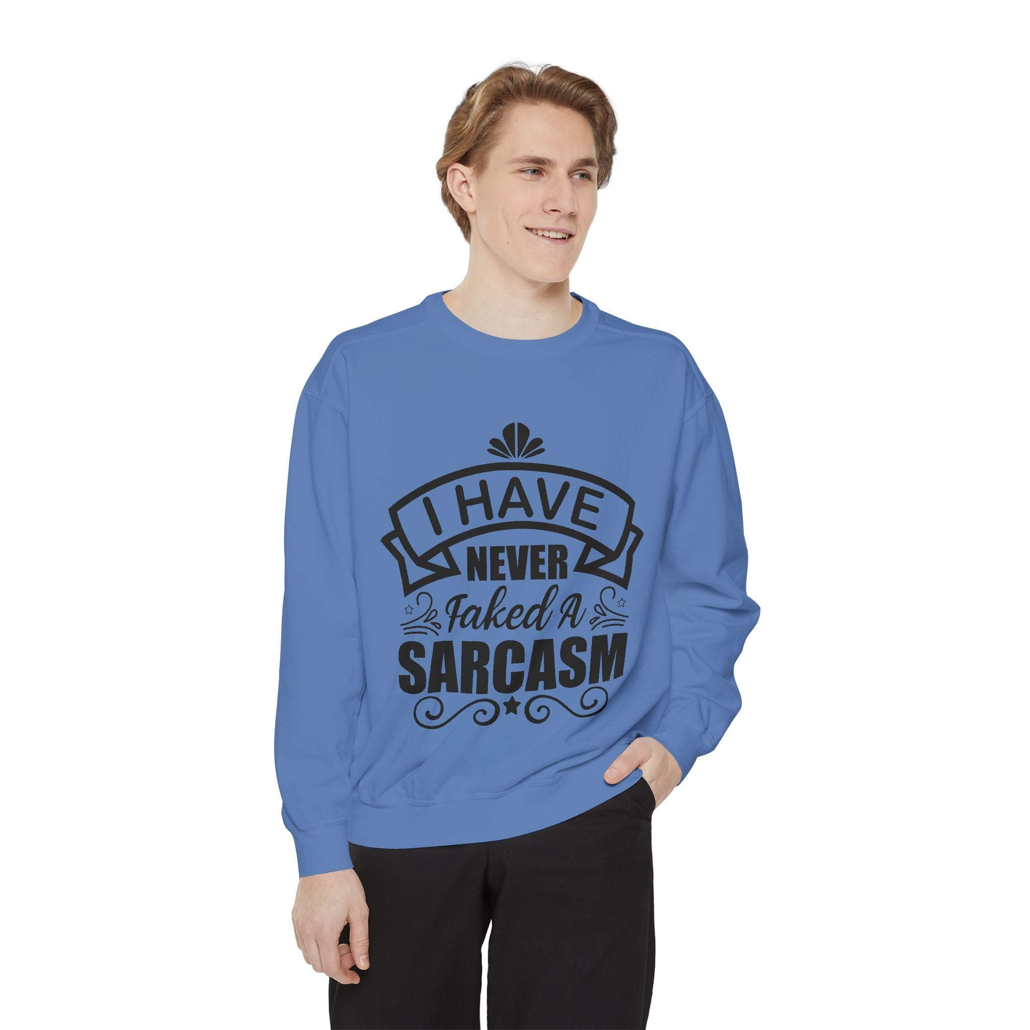Sarcasm Sweatshirt - Funny Gift for Friends, Unisex Crewneck, Casual Wear, Cozy Style, Humor Apparel