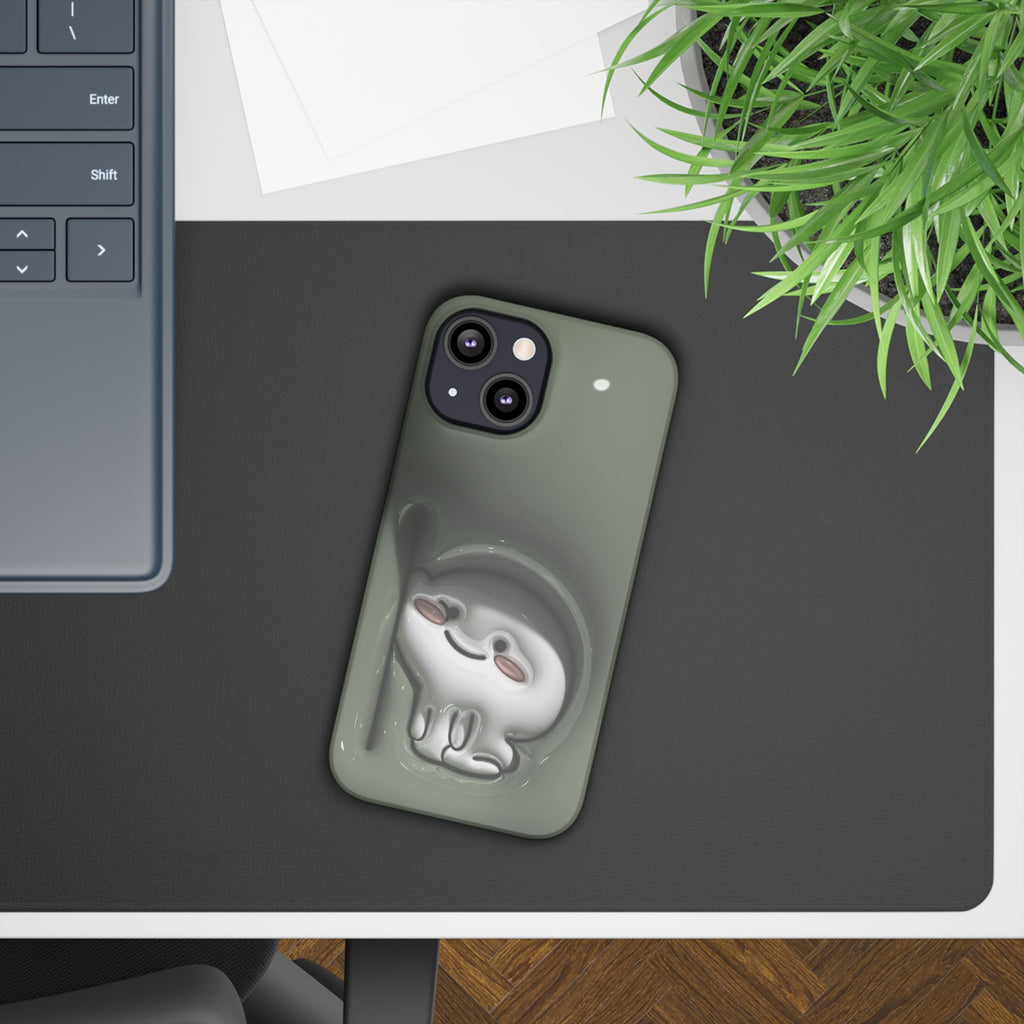 Cute Character Slim Phone Case | Whimsical Protection for Phones | Aesthetic Gift for Teens | Adorable Accessories | Trendy Tech Cases