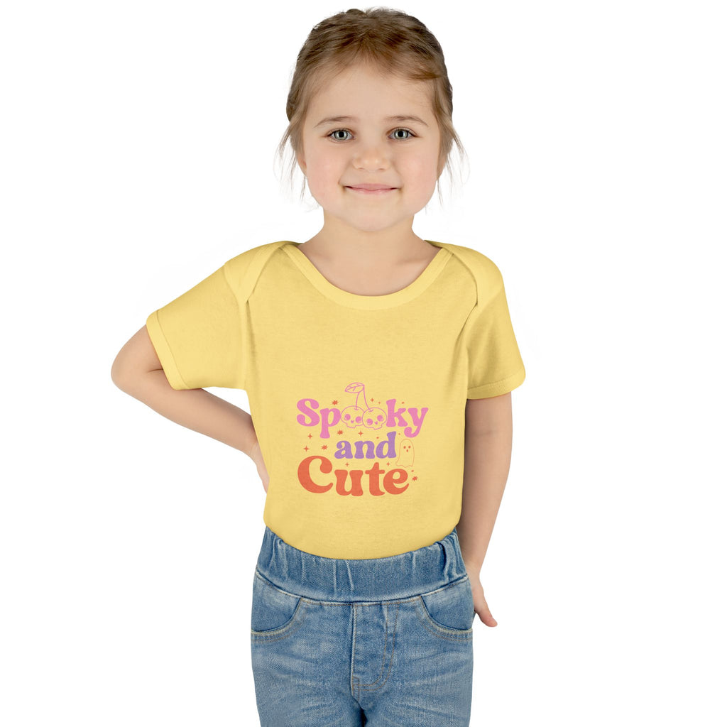 Spooky and Cute Infant Bodysuit, Baby Halloween Outfit, Cute Baby Gift, Toddler Costume, Funny Baby Apparel