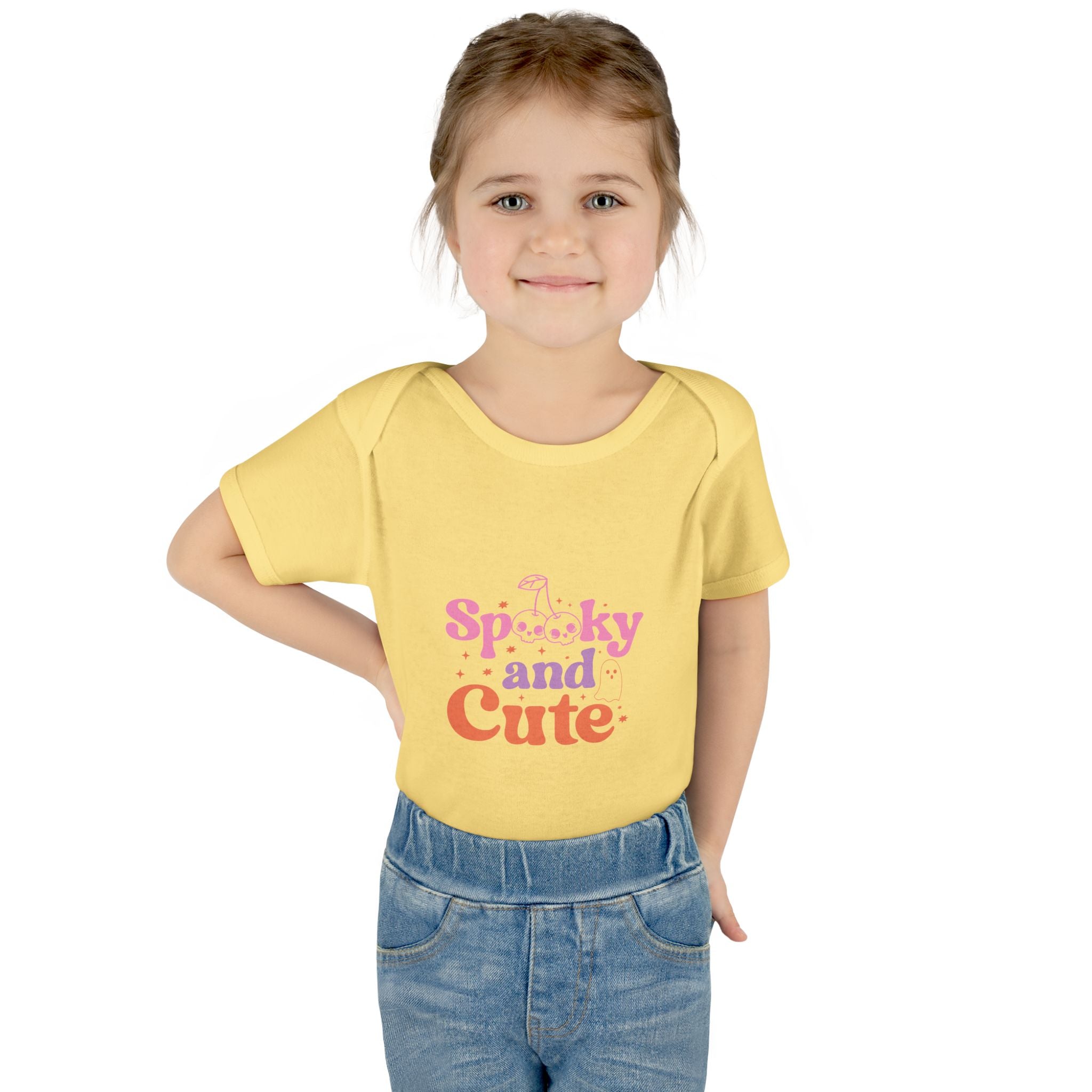 Spooky and Cute Infant Bodysuit, Baby Halloween Outfit, Cute Baby Gift, Toddler Costume, Funny Baby Apparel