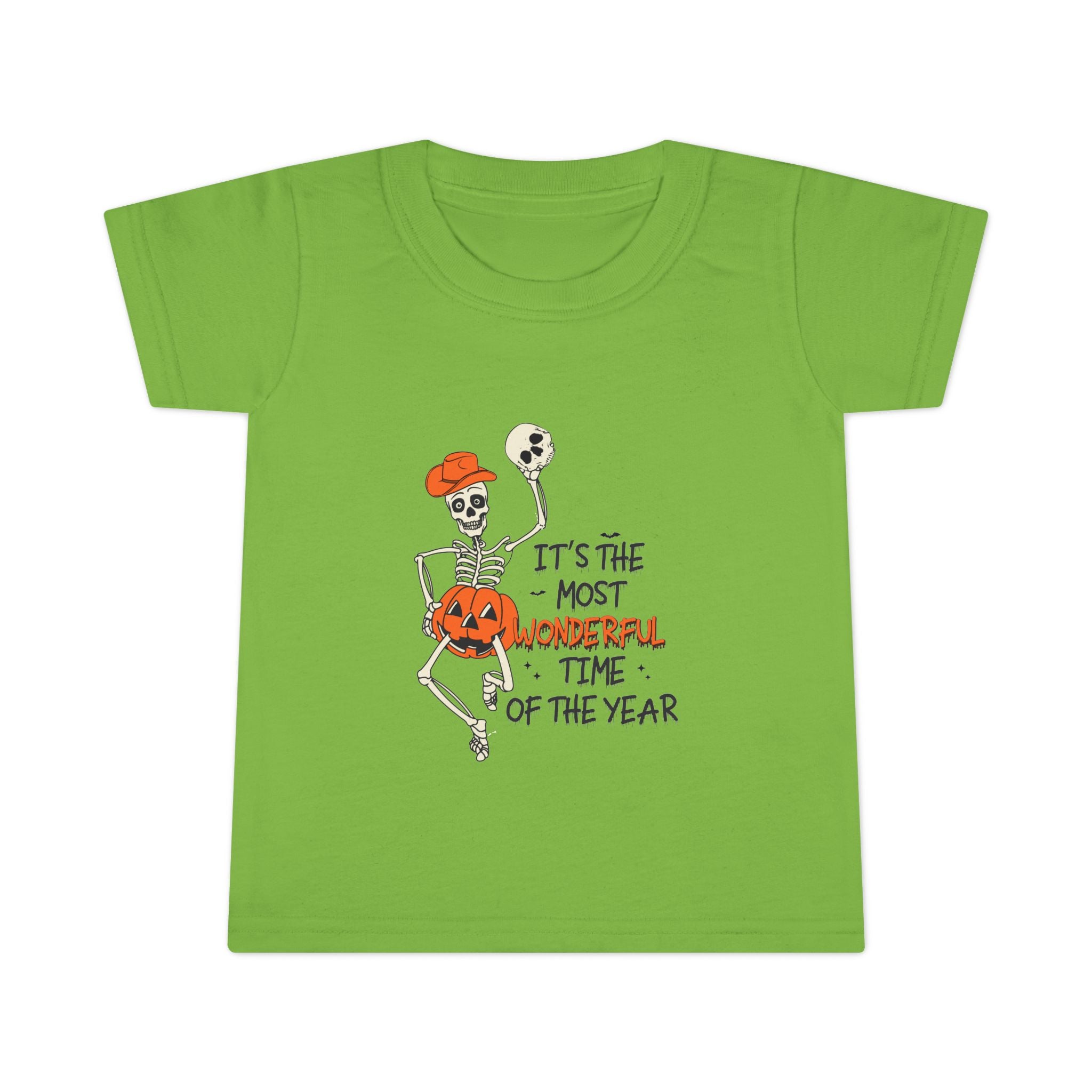 Halloween Skeleton Toddler T-Shirt, Cute Kids Costume Tee, Halloween Party Outfit, Spooky Season Apparel, Trick or Treat Shirt