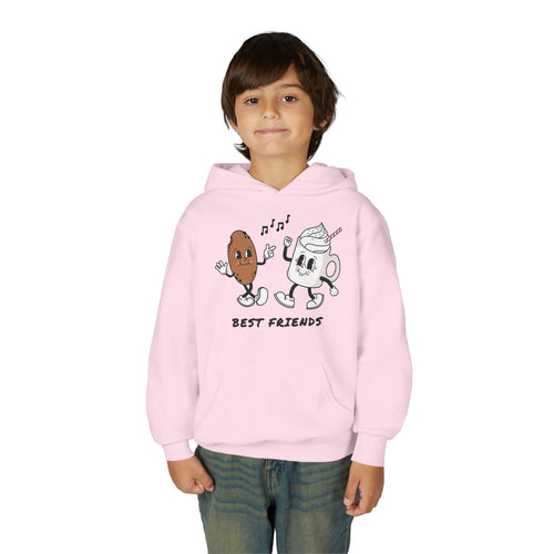 Best Friends Youth Hoodie - Cute Friendship Sweatshirt for Kids, Gift for Besties, Matching Outfit, Cozy Wear for Playdates