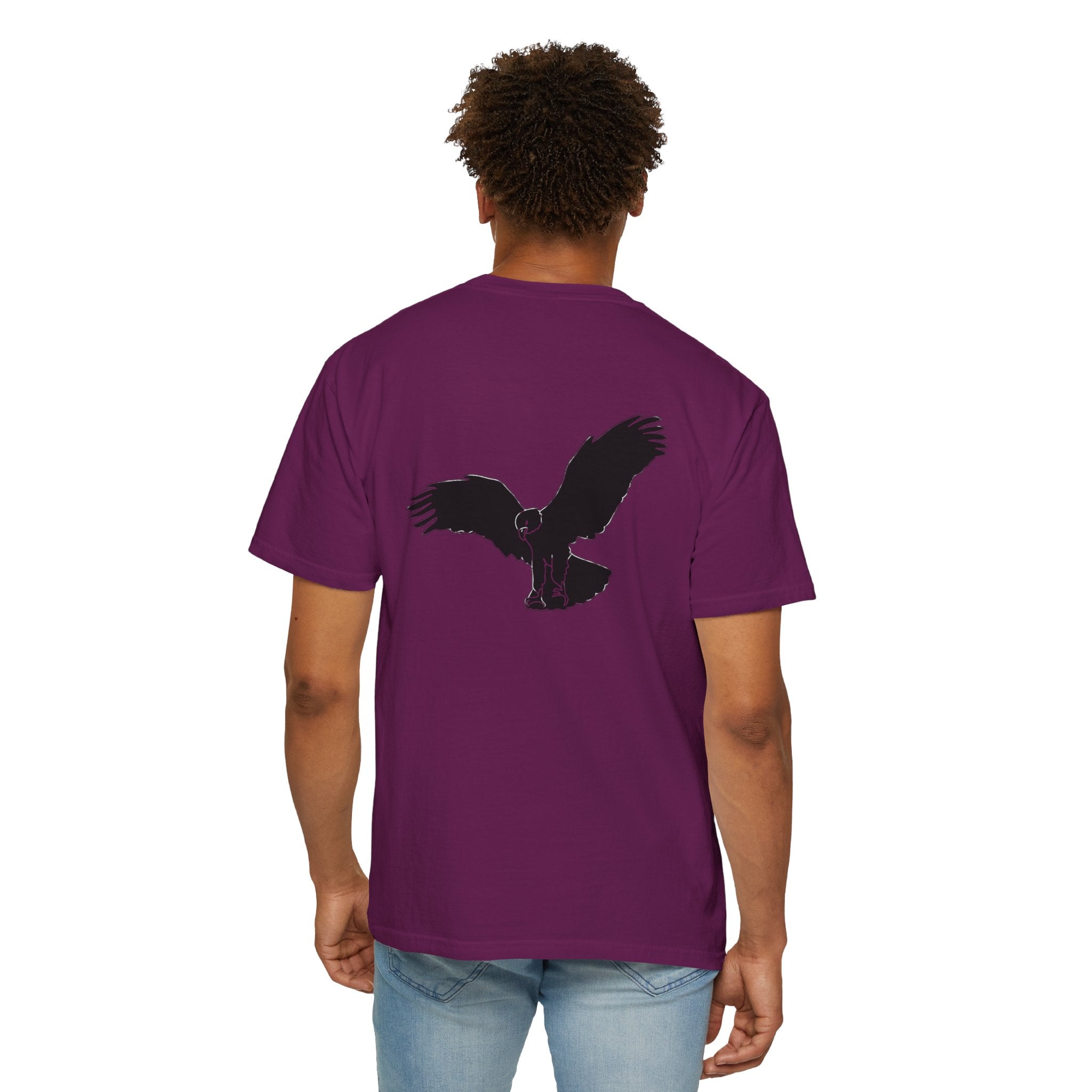 Flying Hawk Graphic Tee - Perfect for Nature Lovers, Outdoor Adventures, Casual Wear, Gift for Bird Enthusiasts, Eco-Friendly Fashion