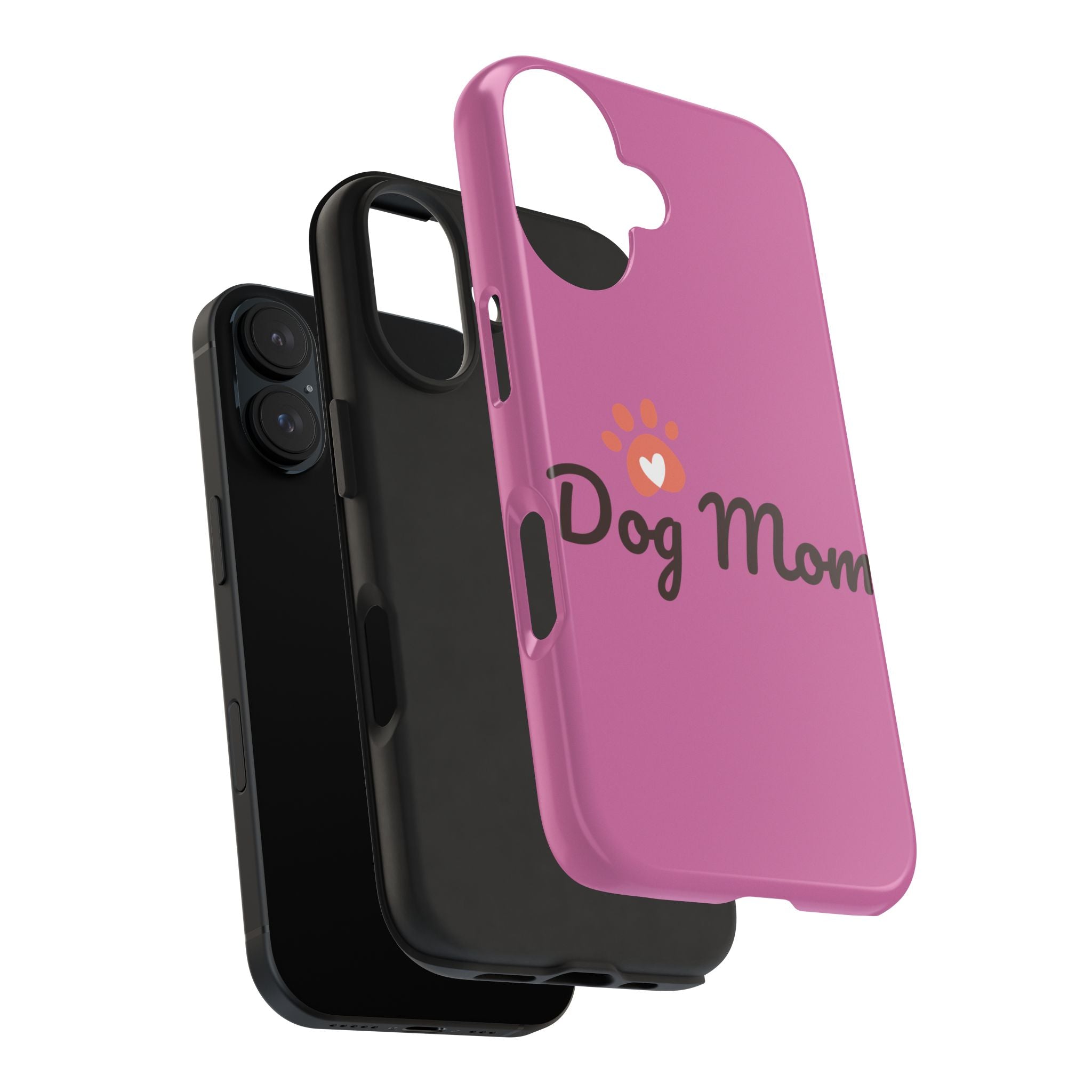 Dog Mom Phone Cases, Protective Cases for Pet Lovers, Gifts for Dog Owners, Cute Pink Cases, Dog Lover Accessories