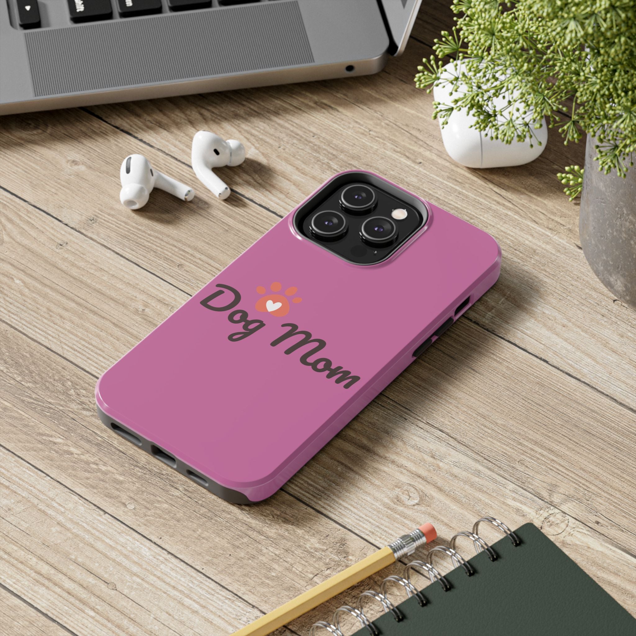Dog Mom Phone Cases, Protective Cases for Pet Lovers, Gifts for Dog Owners, Cute Pink Cases, Dog Lover Accessories