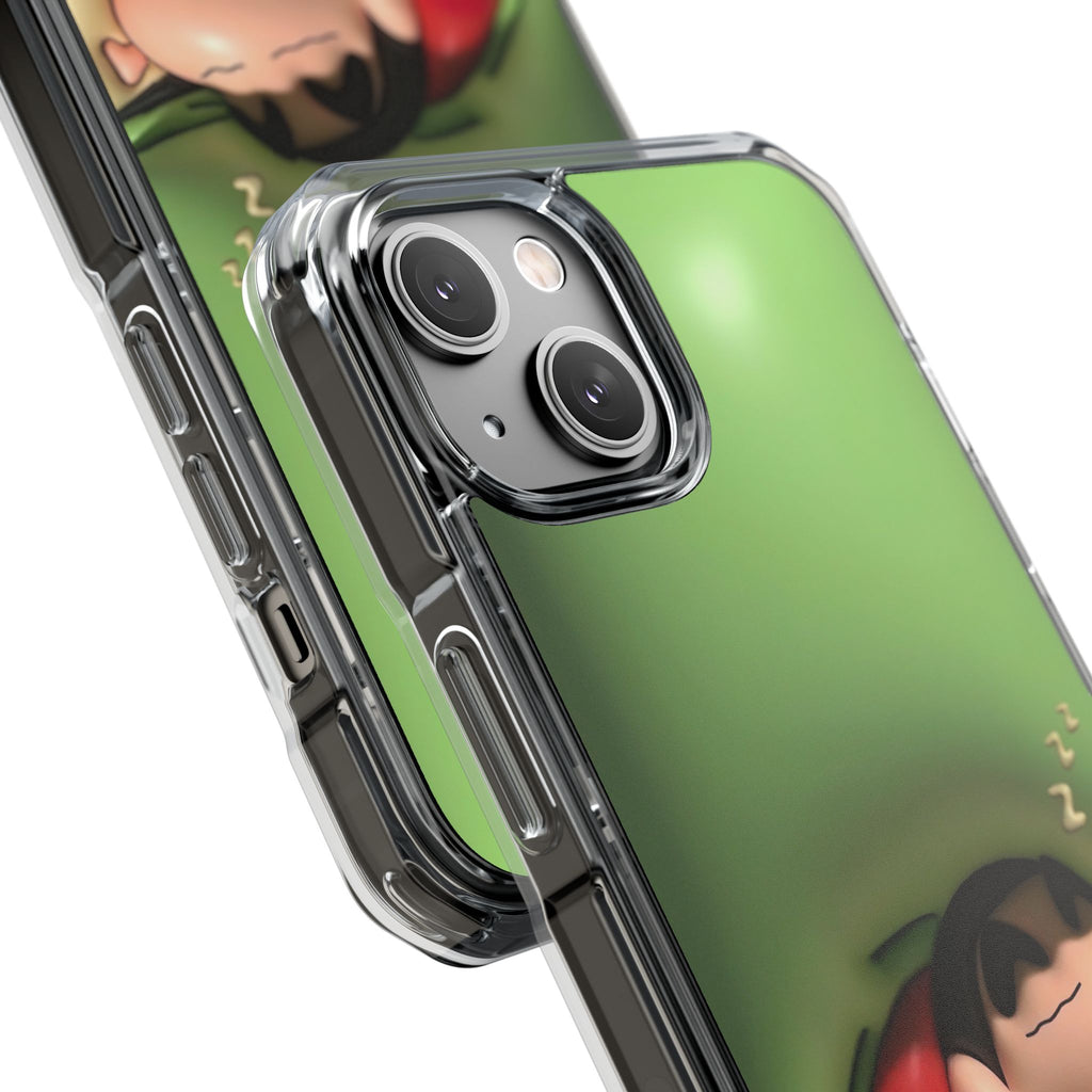 Cute Cartoon Magnetic Phone Case, Clear Impact Case, Fun Phone Cover for Kids, Gift for Anime Lovers, Unique Phone Accessory