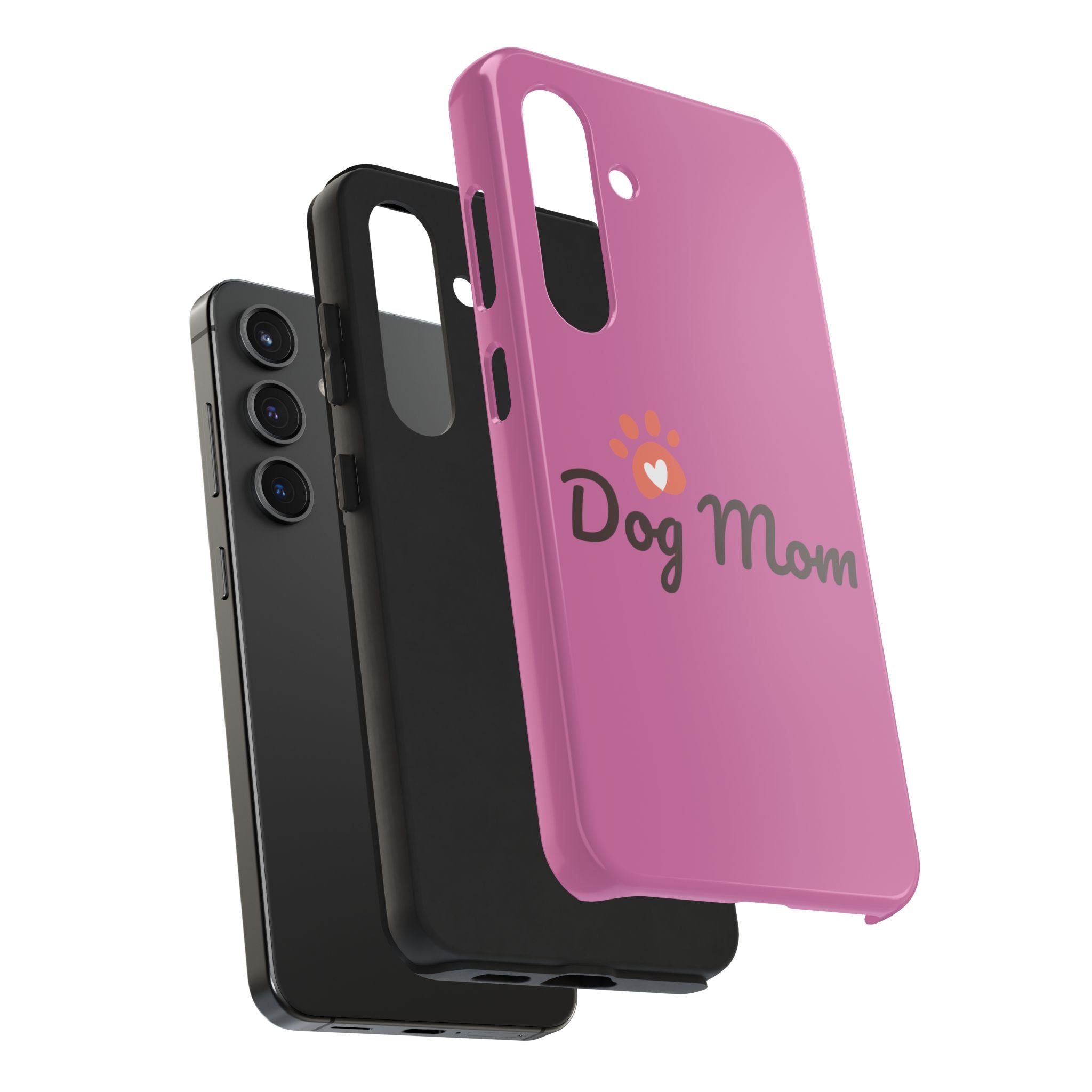 Dog Mom Phone Cases, Protective Cases for Pet Lovers, Gifts for Dog Owners, Cute Pink Cases, Dog Lover Accessories