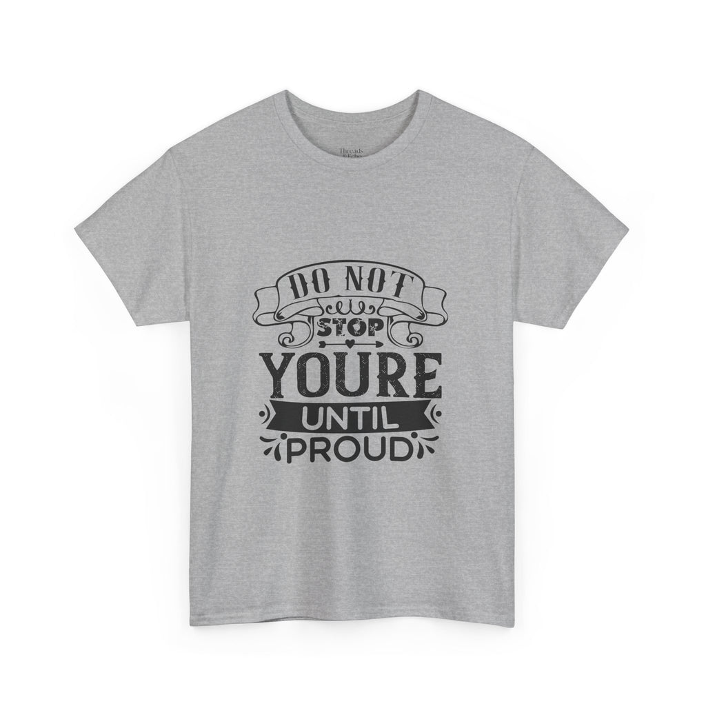 Inspirational Unisex Cotton Tee - Motivational Shirt, Gift for Graduates, Positive Quote Tee, Self-Improvement Apparel, Confidence Booster