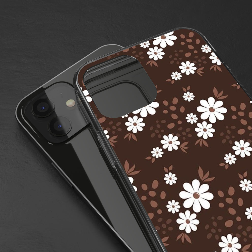 Floral Clear Phone Case, Durable Phone Cover, Transparent Phone Protection, Gift for Her, Spring Phone Accessory