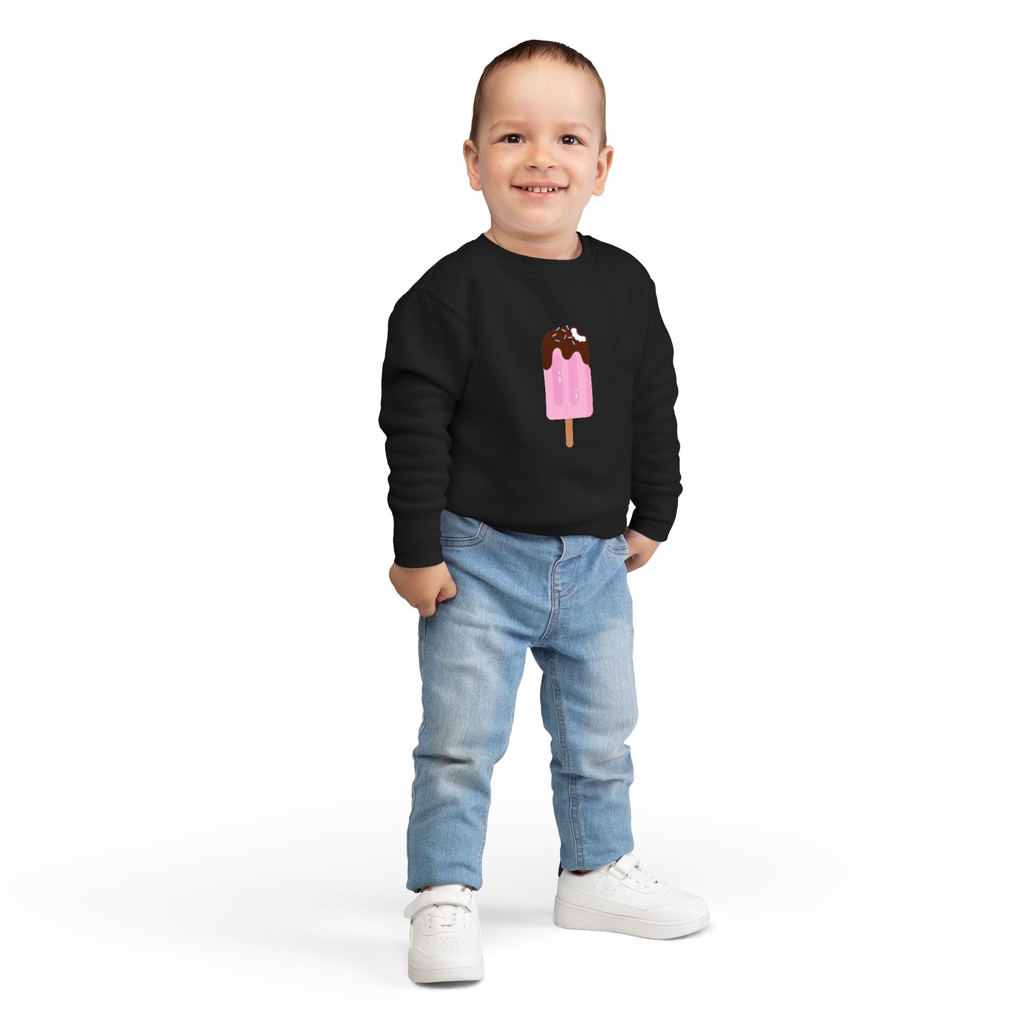 Toddler Sweatshirt Cozy and Durable 60/40 Cotton Polyester Fleece Blend