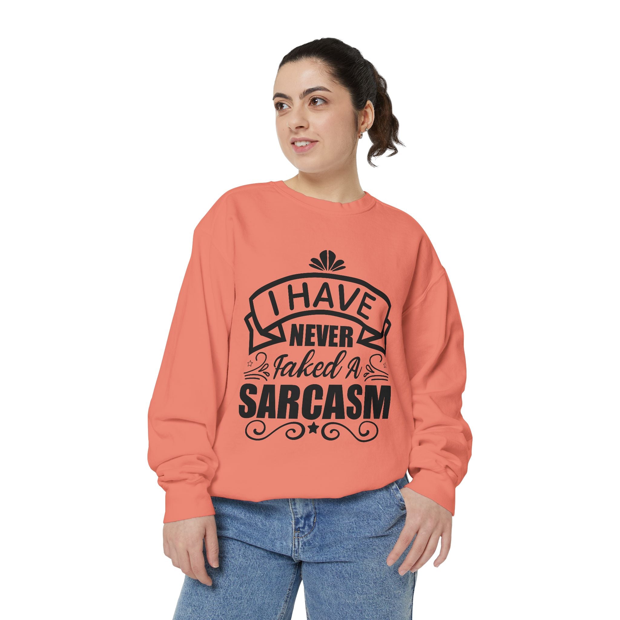 Sarcasm Sweatshirt - Funny Gift for Friends, Unisex Crewneck, Casual Wear, Cozy Style, Humor Apparel