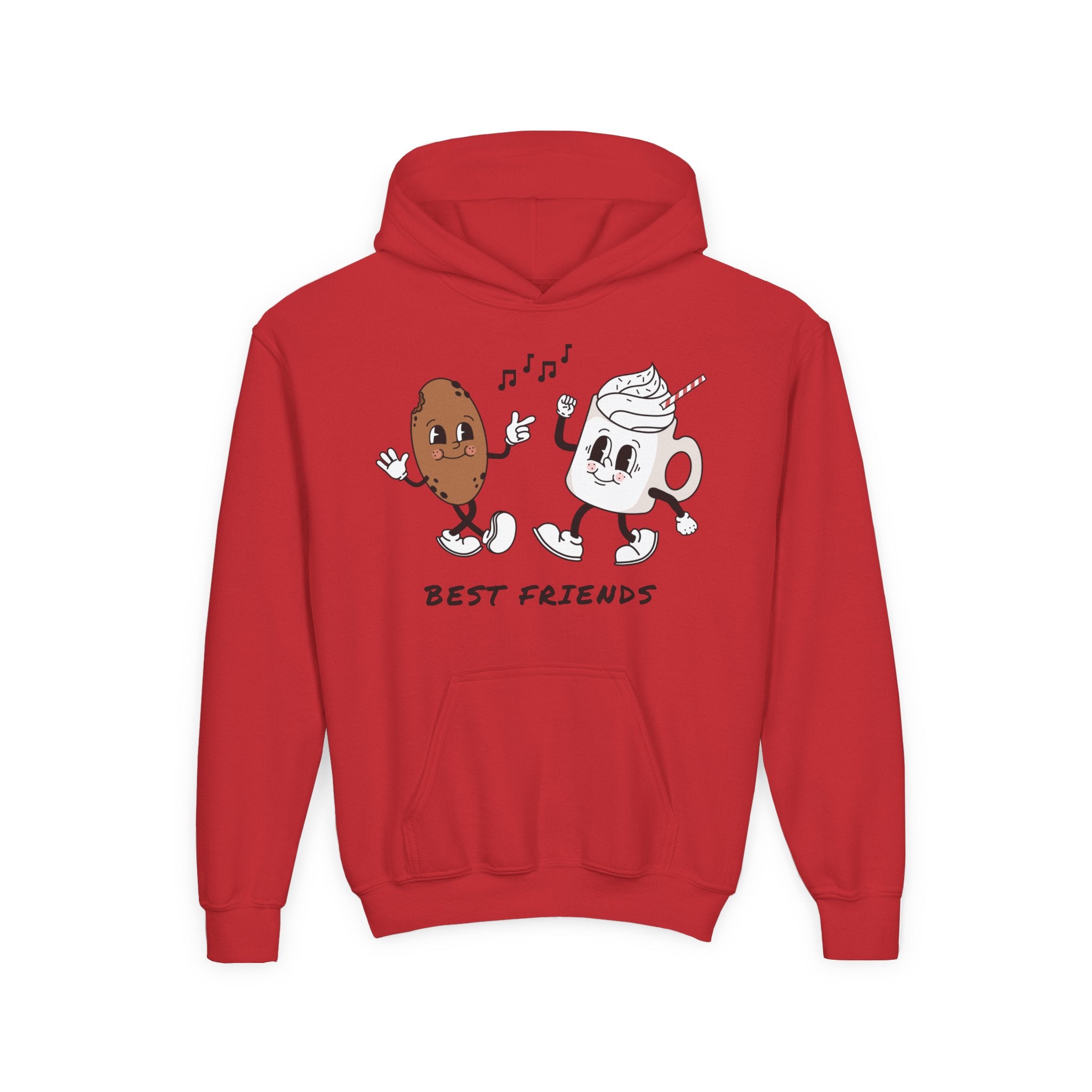 Best Friends Youth Hoodie - Cute Friendship Sweatshirt for Kids, Gift for Besties, Matching Outfit, Cozy Wear for Playdates