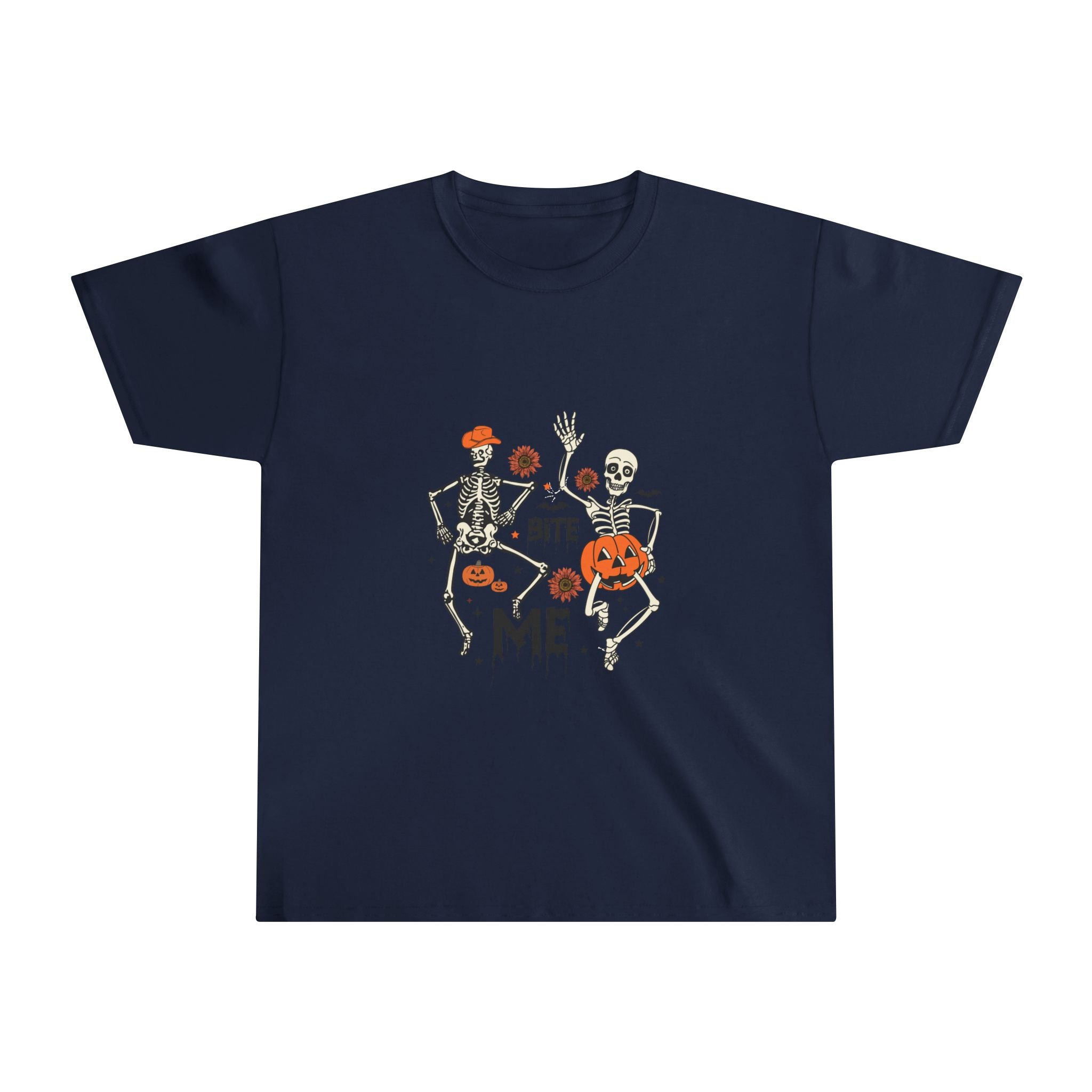 Halloween Skeleton Youth Tee, Cute Kids Halloween T-Shirt, Spooky Costume Top, Trick or Treat Shirt, Halloween Party Clothing