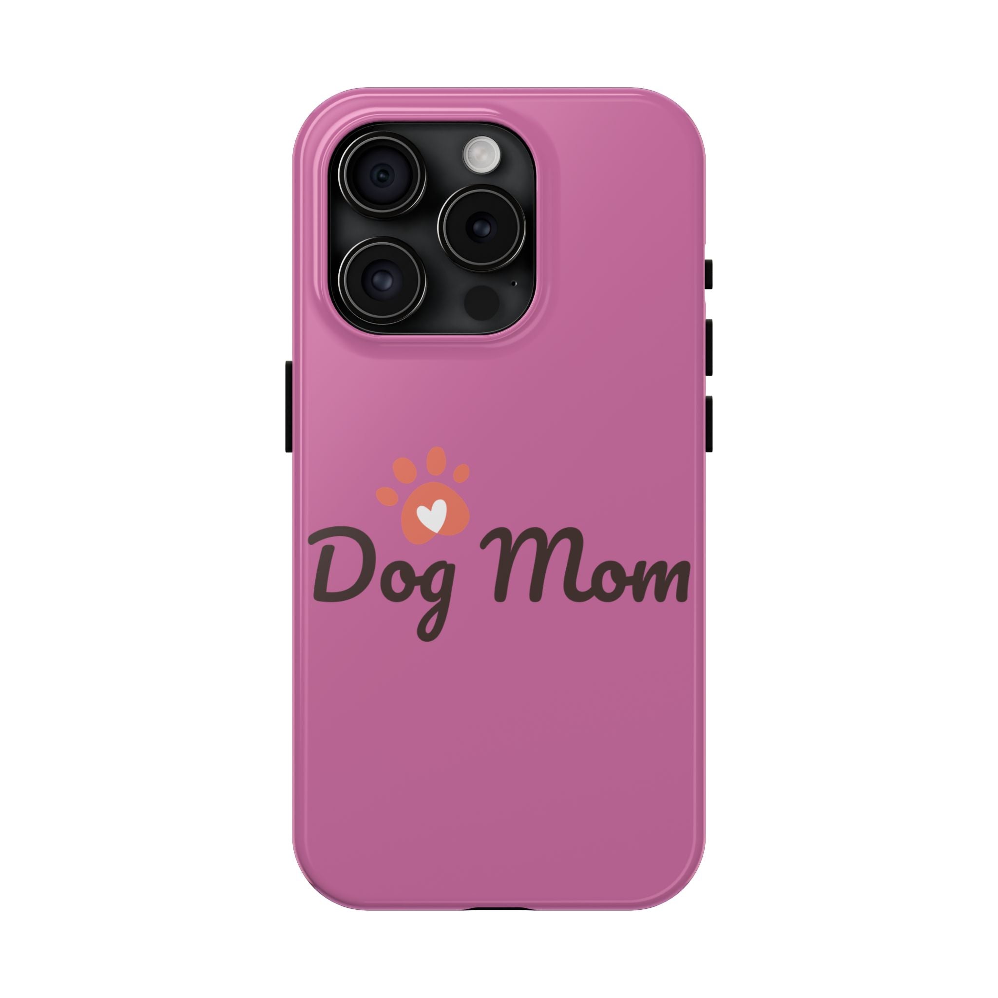 Dog Mom Phone Cases, Protective Cases for Pet Lovers, Gifts for Dog Owners, Cute Pink Cases, Dog Lover Accessories