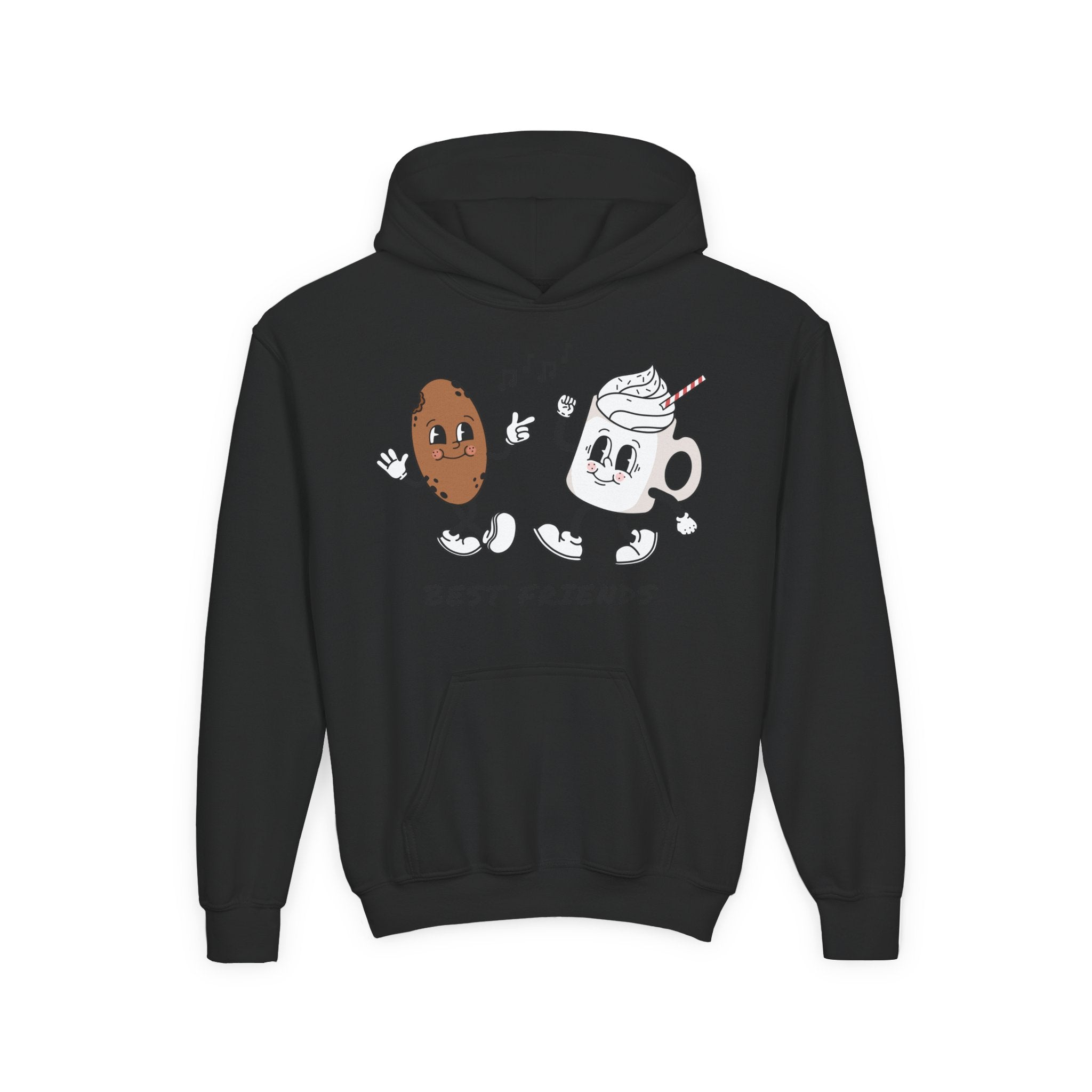 Best Friends Youth Hoodie - Cute Friendship Sweatshirt for Kids, Gift for Besties, Matching Outfit, Cozy Wear for Playdates