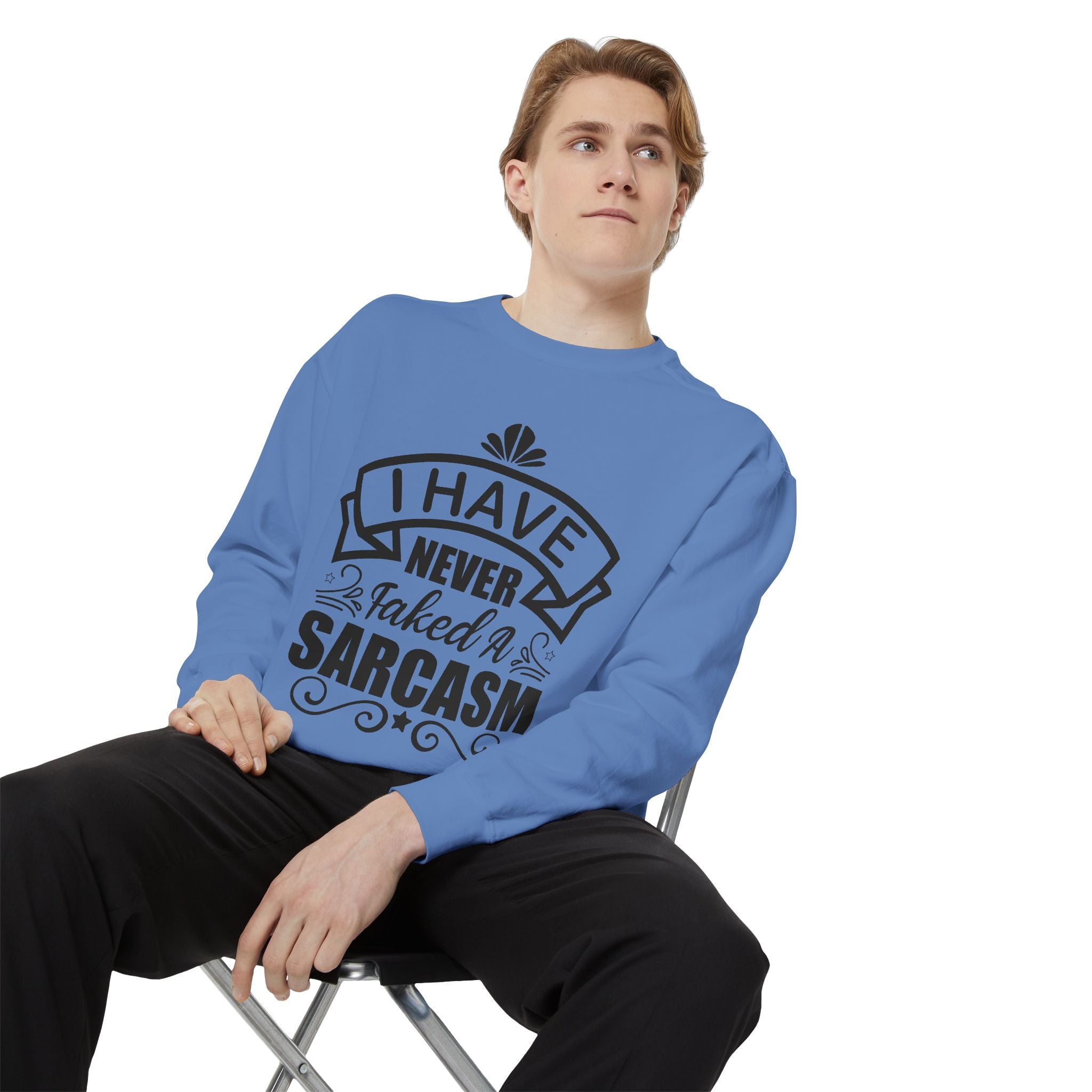 Sarcasm Sweatshirt - Funny Gift for Friends, Unisex Crewneck, Casual Wear, Cozy Style, Humor Apparel