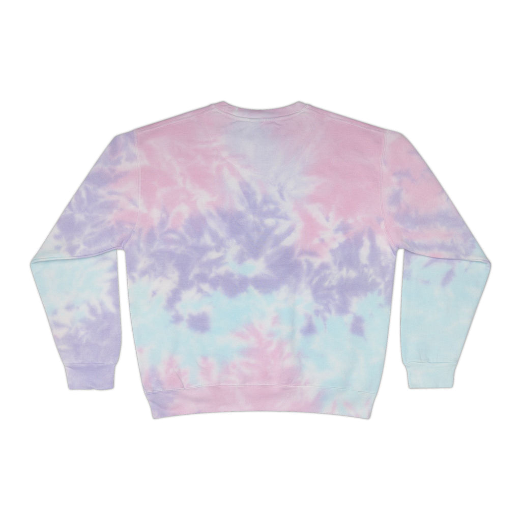 Cheerful Tie-Dye Sweatshirt | Perfect for Cozy Days, Gift for Friends, Self-Care, Summer Festivals, Relaxed Vibes