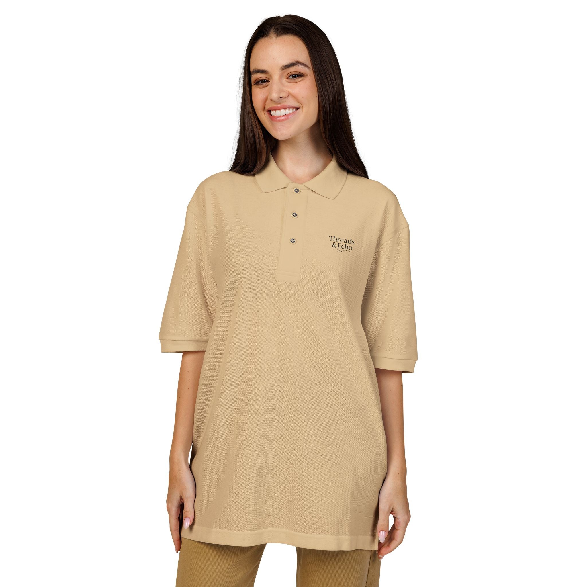 Stylish Unisex Polo Shirt with Custom Embroidery - Casual Wear, Gift for Him/Her, Summer Fashion, Everyday Essentials, Birthday Gift
