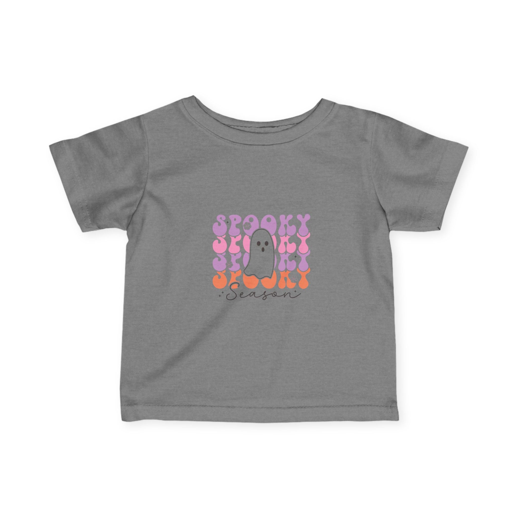 Infant Ghostly Fun Tee, Cute Halloween Baby T-Shirt, Spooky Season Kids Apparel, Toddler Ghost Shirt, Halloween Gift for Baby, Fall Fashion