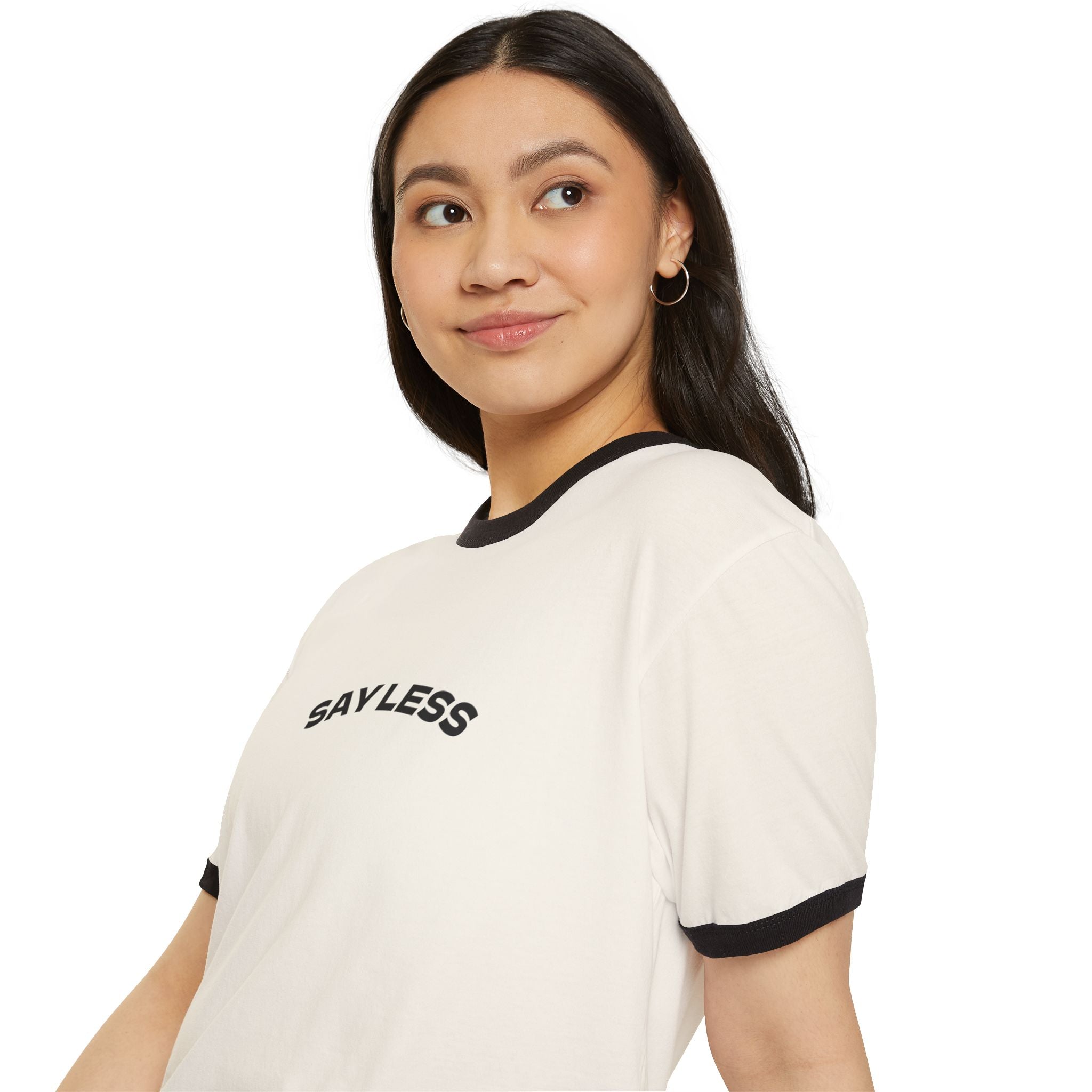 Chic Say Less Unisex Cotton Ringer T-Shirt - Casual Tee, Trendy Apparel, Gift for Friends, Everyday Wear, Fashion Statement