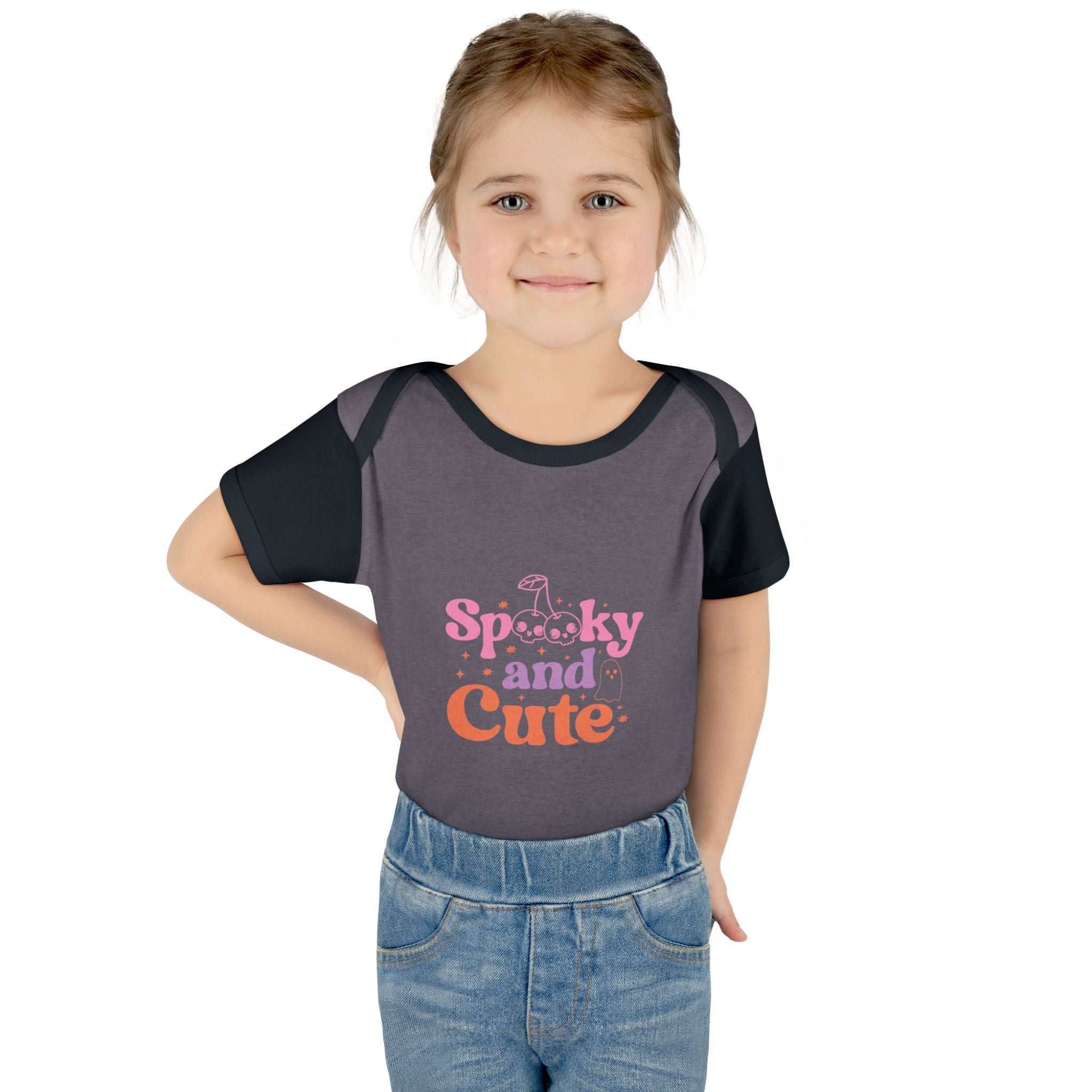 Spooky and Cute Infant Bodysuit, Baby Halloween Outfit, Cute Baby Gift, Toddler Costume, Funny Baby Apparel