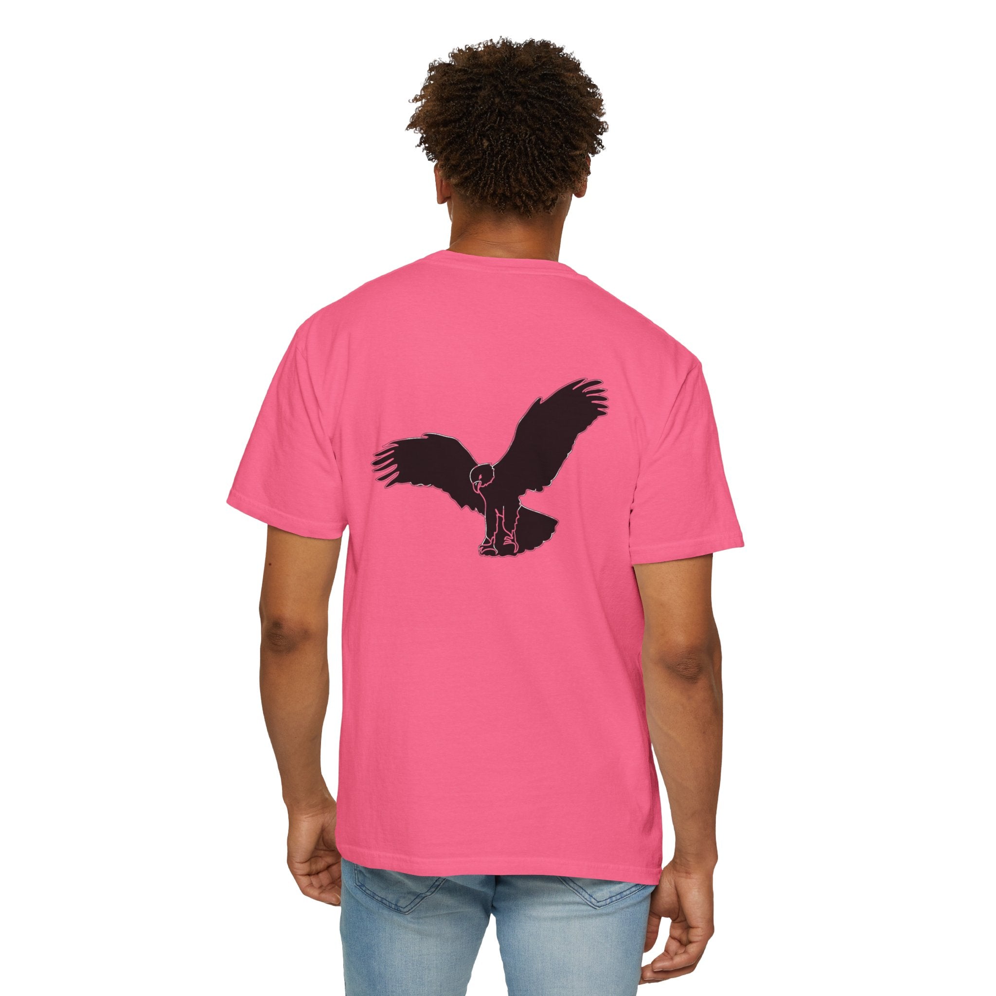 Flying Hawk Graphic Tee - Perfect for Nature Lovers, Outdoor Adventures, Casual Wear, Gift for Bird Enthusiasts, Eco-Friendly Fashion