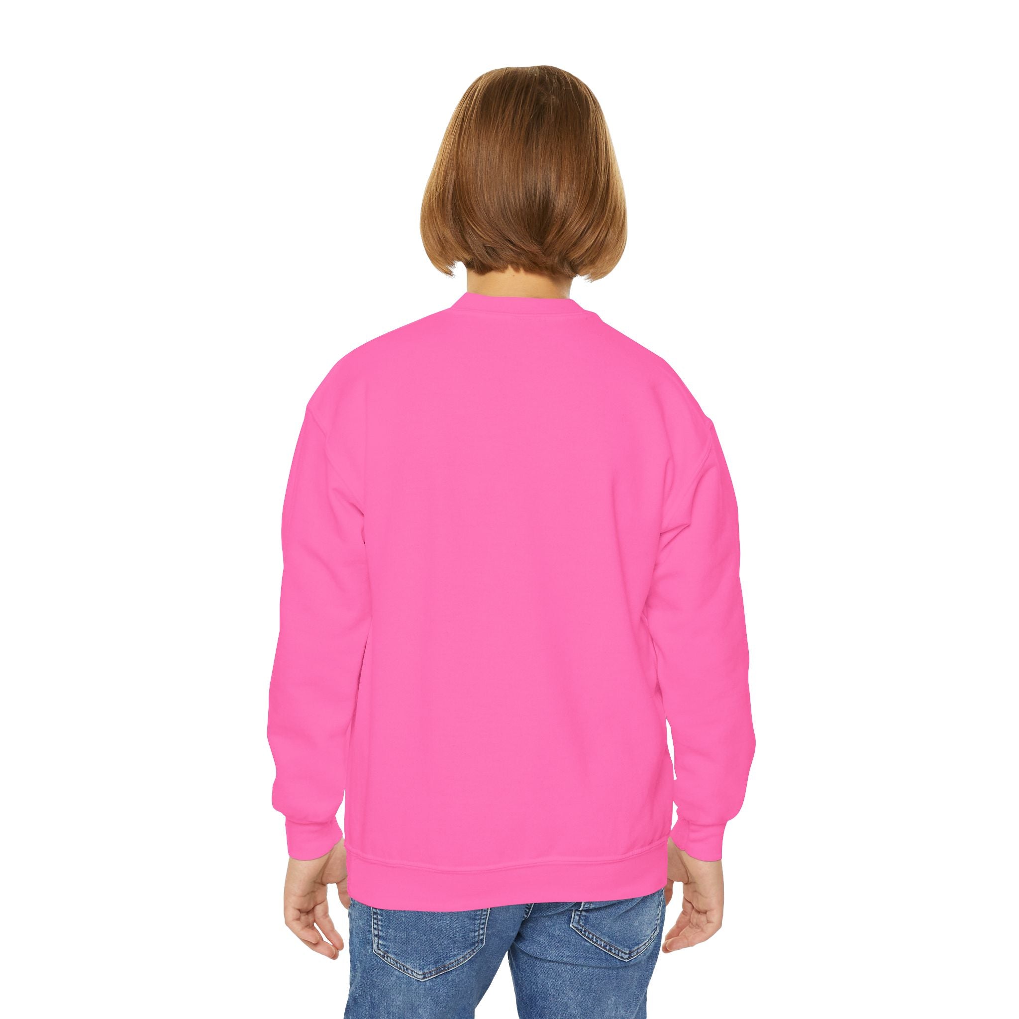 Halloween Youth Crewneck Sweatshirt, Spooky Sweatshirt, Kids Halloween Costume, Trick or Treat Gift, Fall Apparel, Cozy Halloween Clothing