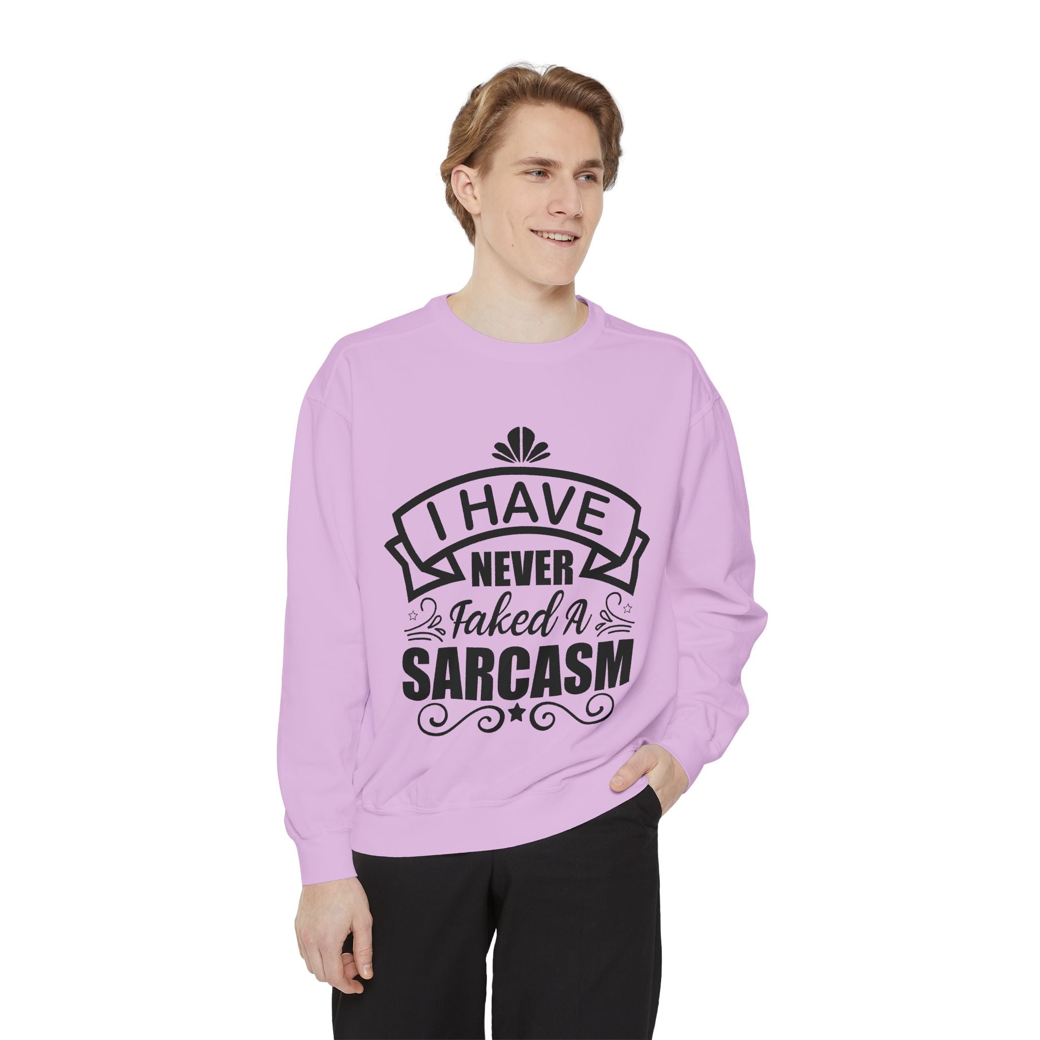 Sarcasm Sweatshirt - Funny Gift for Friends, Unisex Crewneck, Casual Wear, Cozy Style, Humor Apparel
