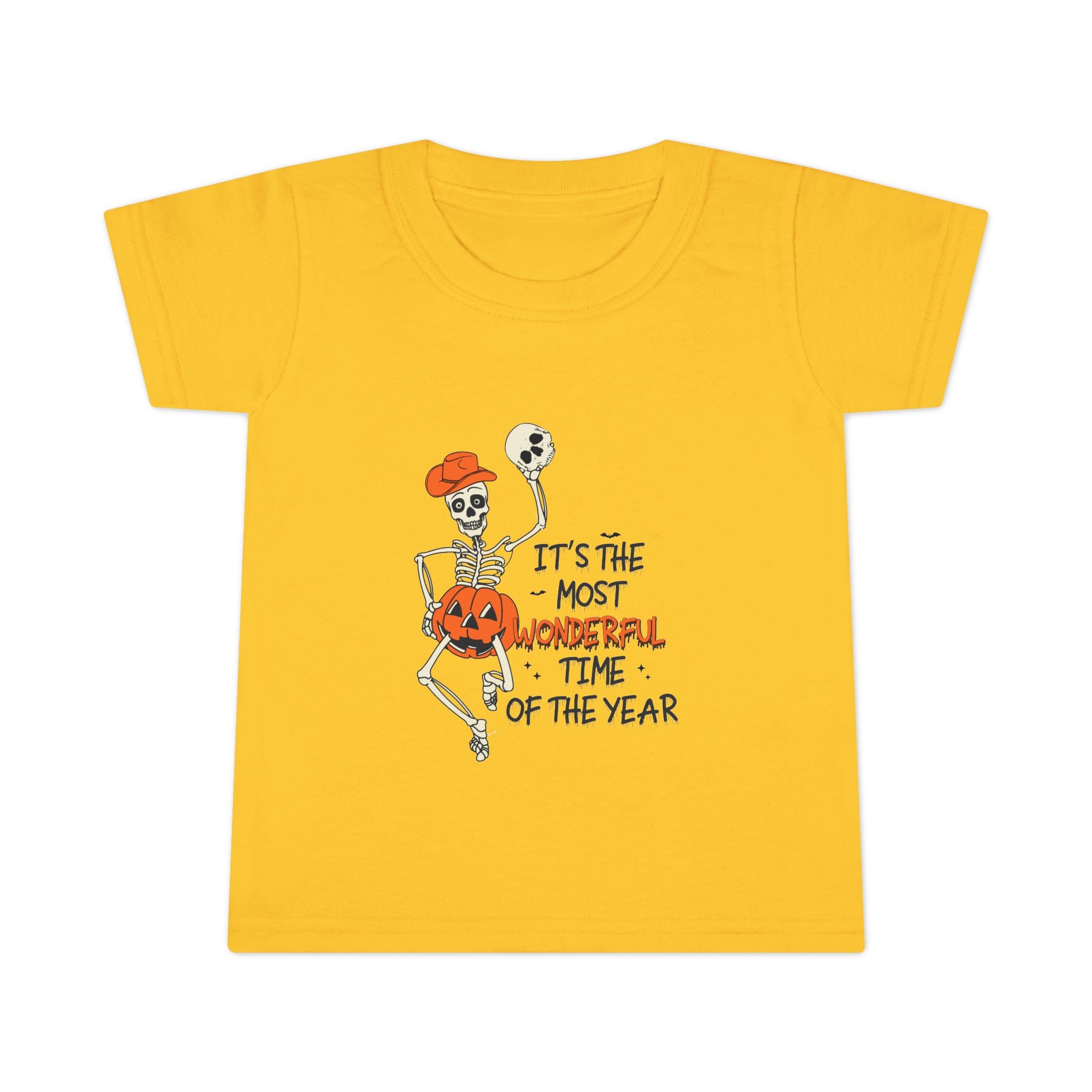 Halloween Skeleton Toddler T-Shirt, Cute Kids Costume Tee, Halloween Party Outfit, Spooky Season Apparel, Trick or Treat Shirt