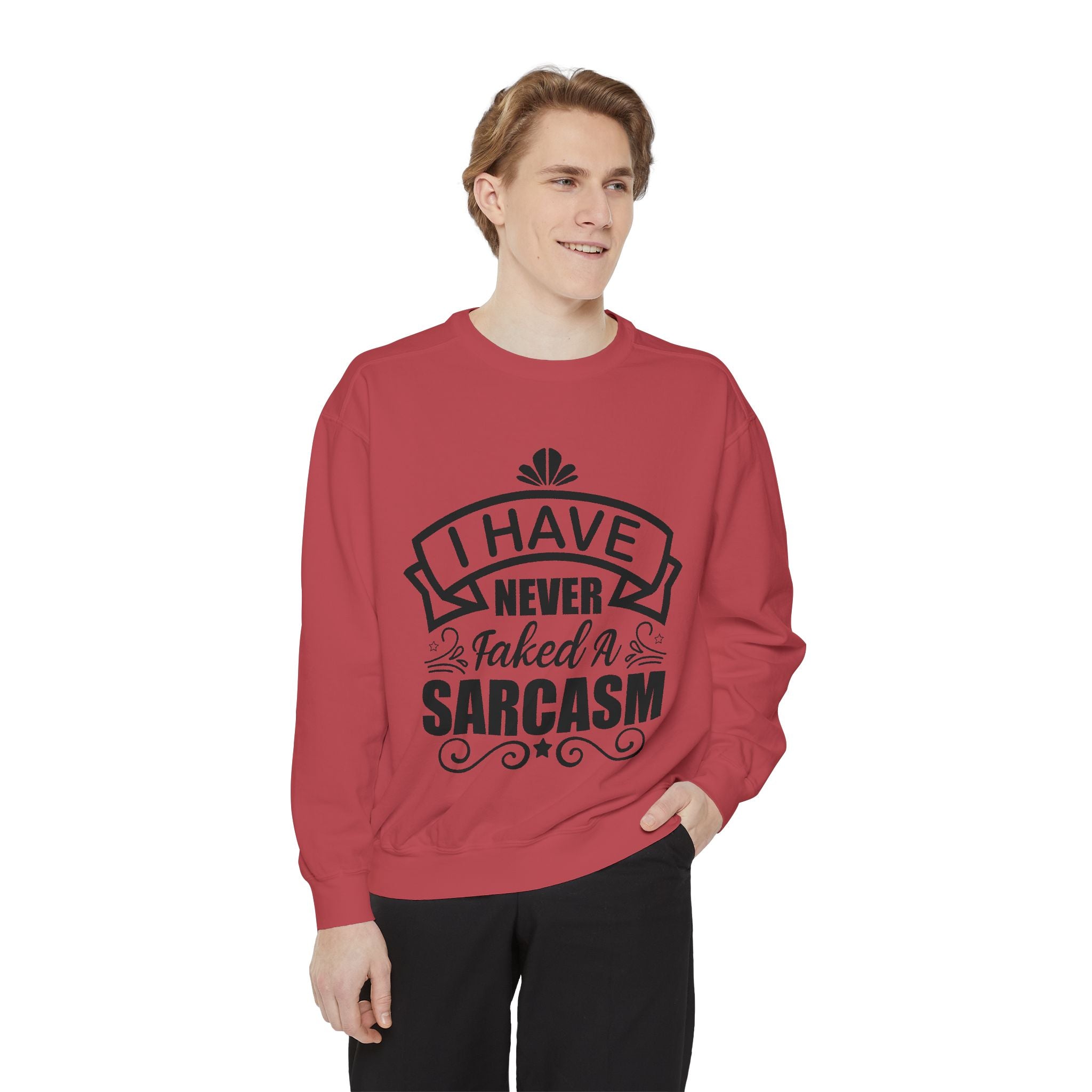 Sarcasm Sweatshirt - Funny Gift for Friends, Unisex Crewneck, Casual Wear, Cozy Style, Humor Apparel