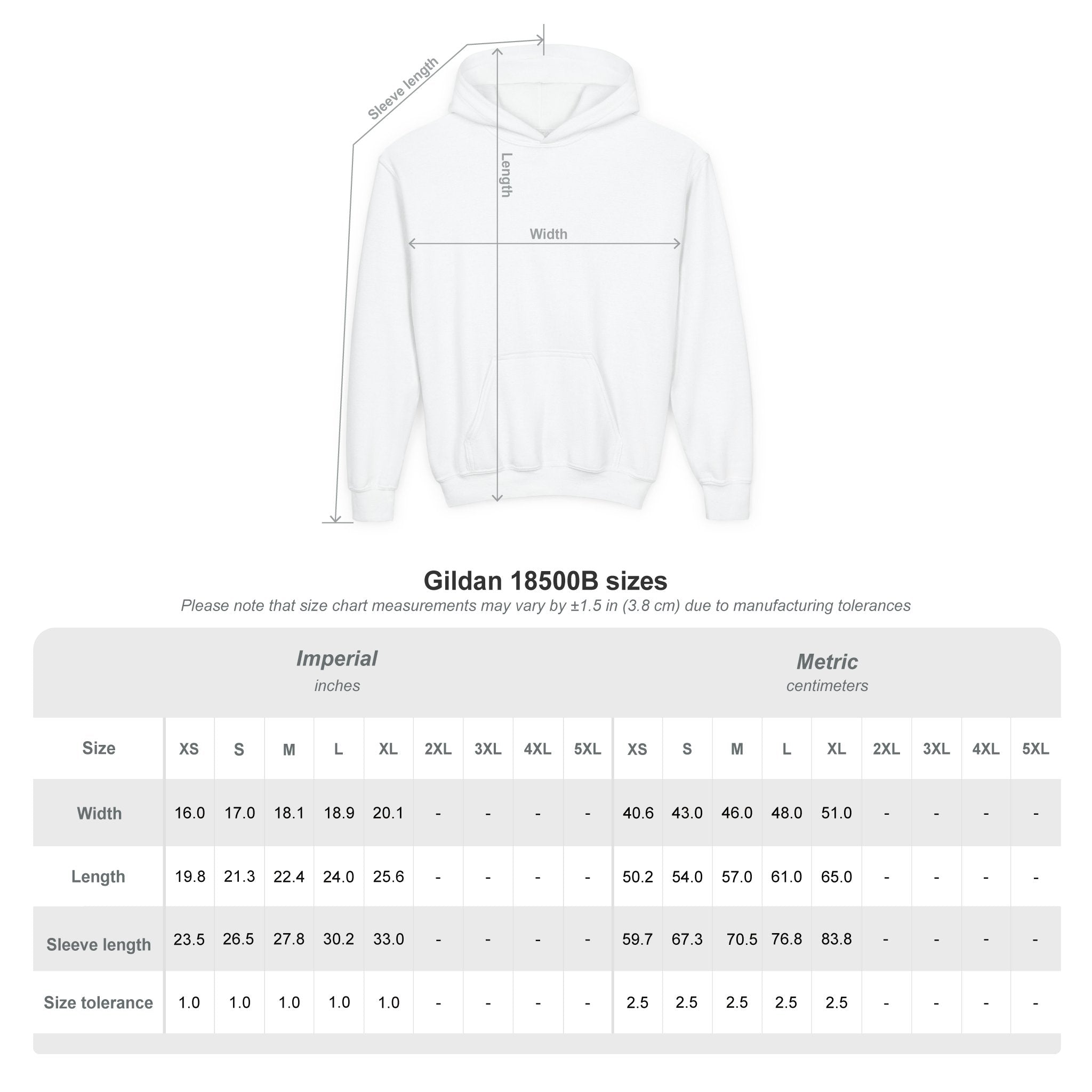 Cute but Creepy Youth Hoodie | Trendy Sweatshirt for Teens | Unique Gift for Halloween, Birthdays, or Everyday Wear