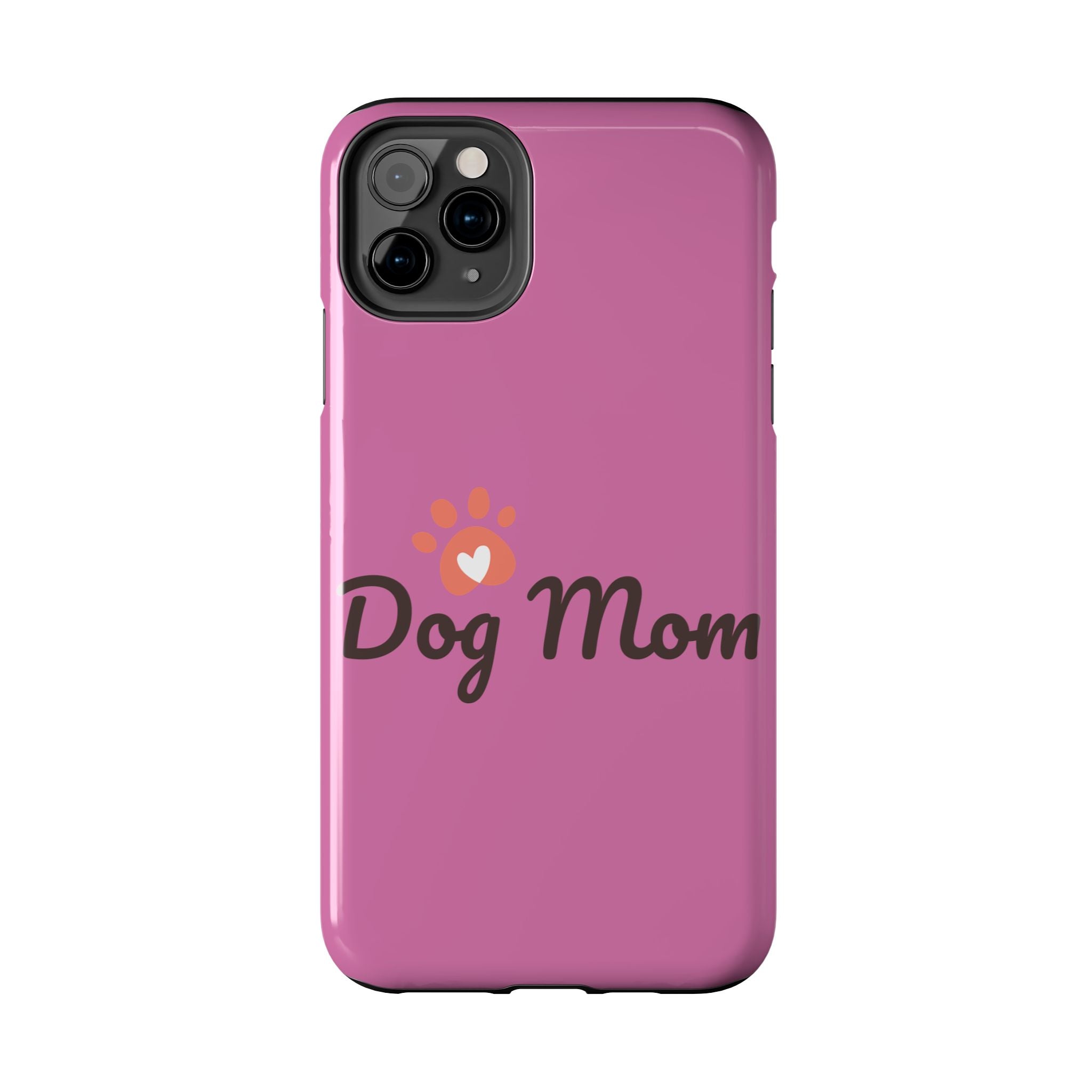Dog Mom Phone Cases, Protective Cases for Pet Lovers, Gifts for Dog Owners, Cute Pink Cases, Dog Lover Accessories