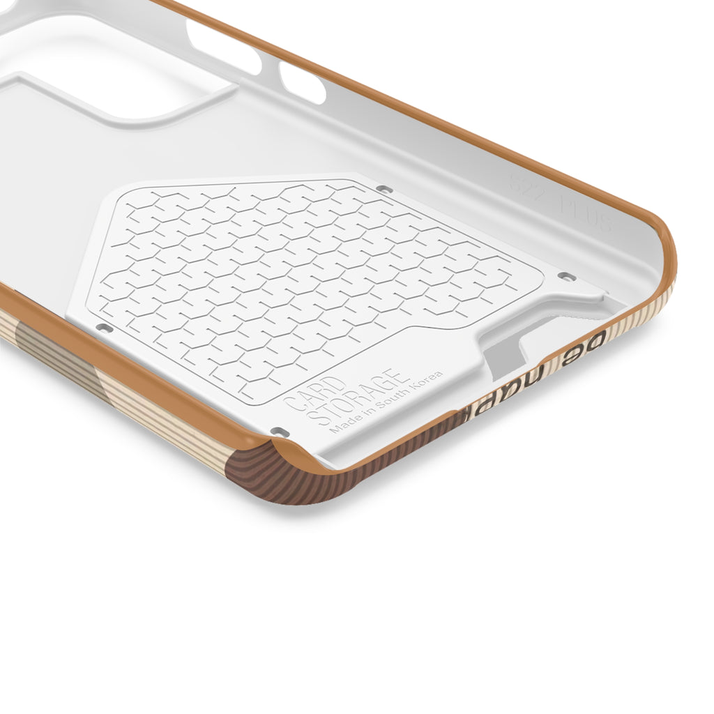 Heartfelt Phone Case with Card Holder | Cute Gift for Friends, Valentine's, Anniversary, Durable Protection, Everyday Use